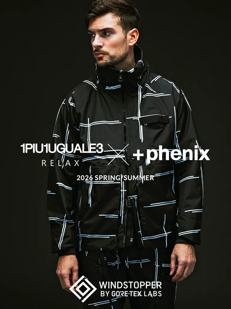 1PIU1UGUALE3 RELAX(ウノピゥウノウグァーレトレ リラックス)26SS新作アイテム登場！