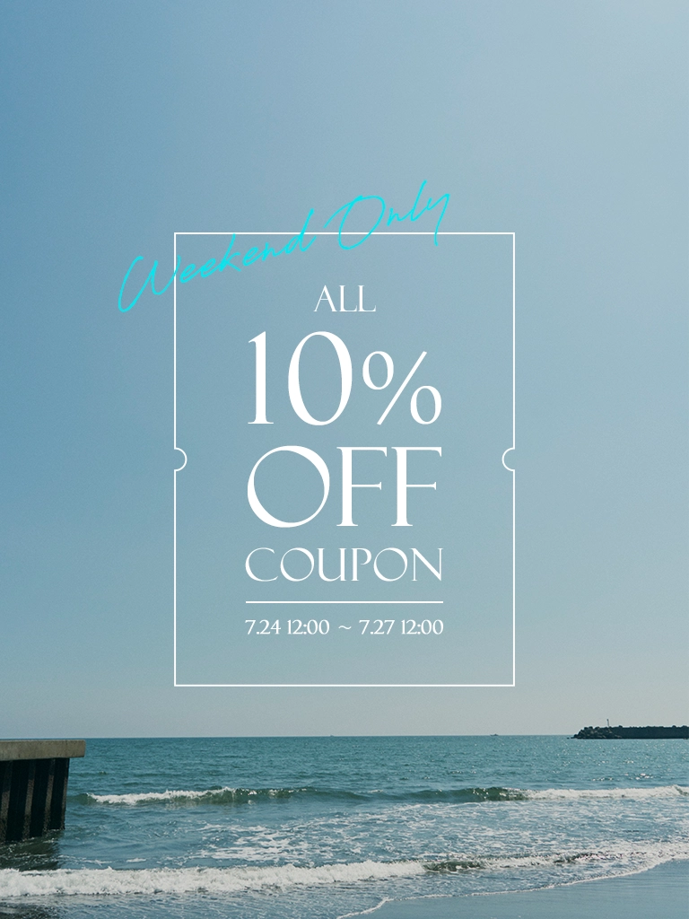 週末限定！全品10％OFFクーポン