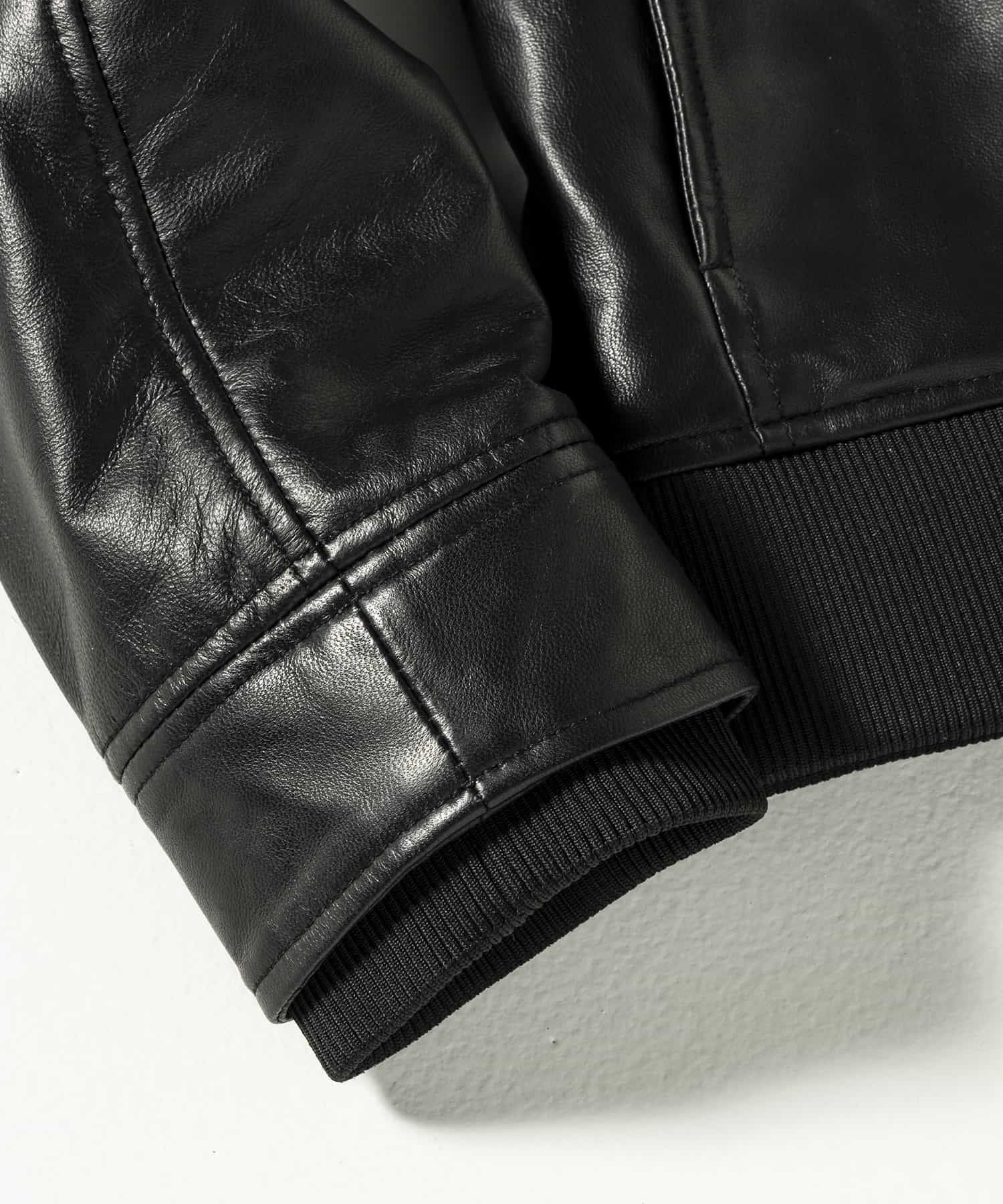 AKM Contemporary＊シングルライダースジャケット　黒　羊革　S AKM Contemporary（エイケイエムコンテンポラリー） 革ジャン