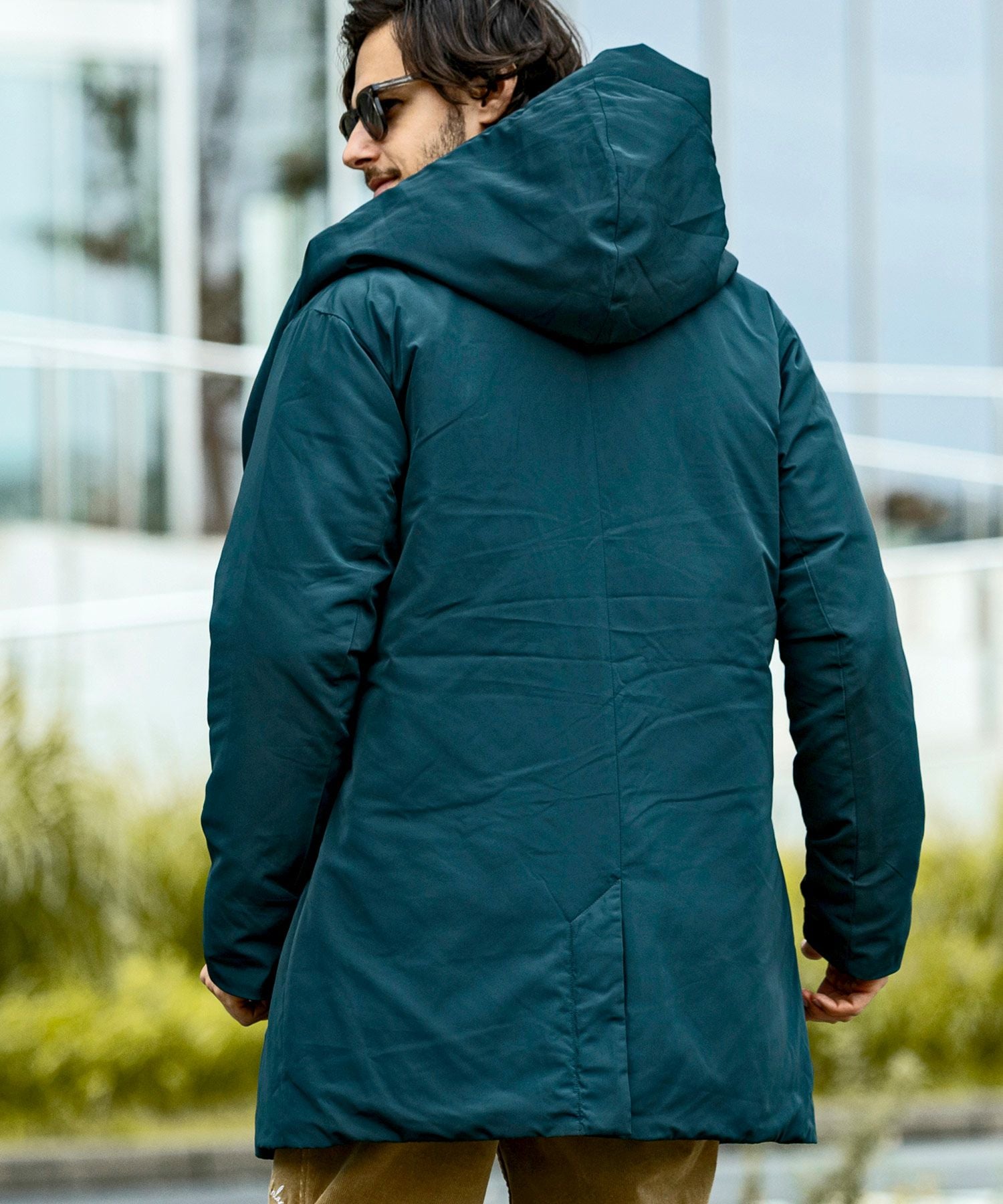 一度着14.9万 AKM　ラップ コート SHIFFON｜【直営店・WEB限定】 AKM Contemporary ダウンラップコート