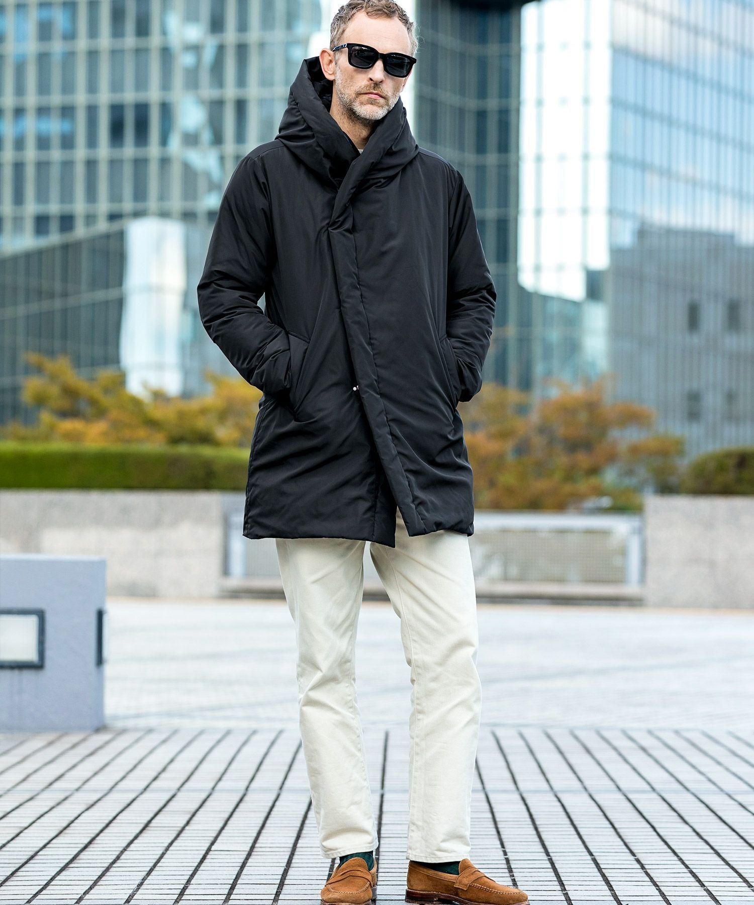 R★新品タグ付き　保管品　定価約15万　AKM ダウンジャケット　ダッフルコート 定価15 2万 AKM TAFFETA NYLON DUFFLE DOWN COAT S 赤 ダッフルダウン