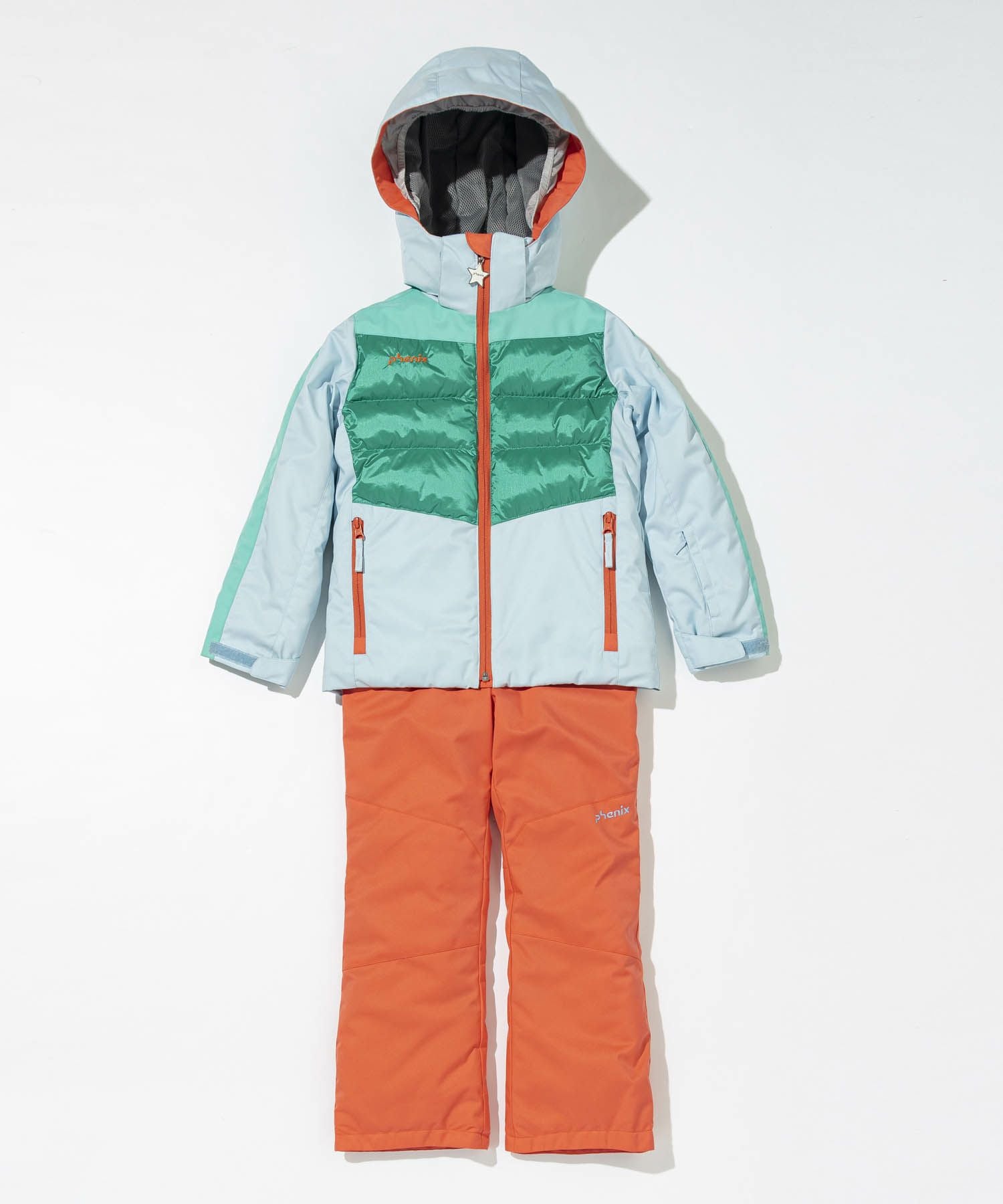 送料無料 新品 PHENIX Quilt Kids 2ピース 130 NAB phenix(フェニックス)Quilt Kid's Two-Piece キッズ/スキーウェア