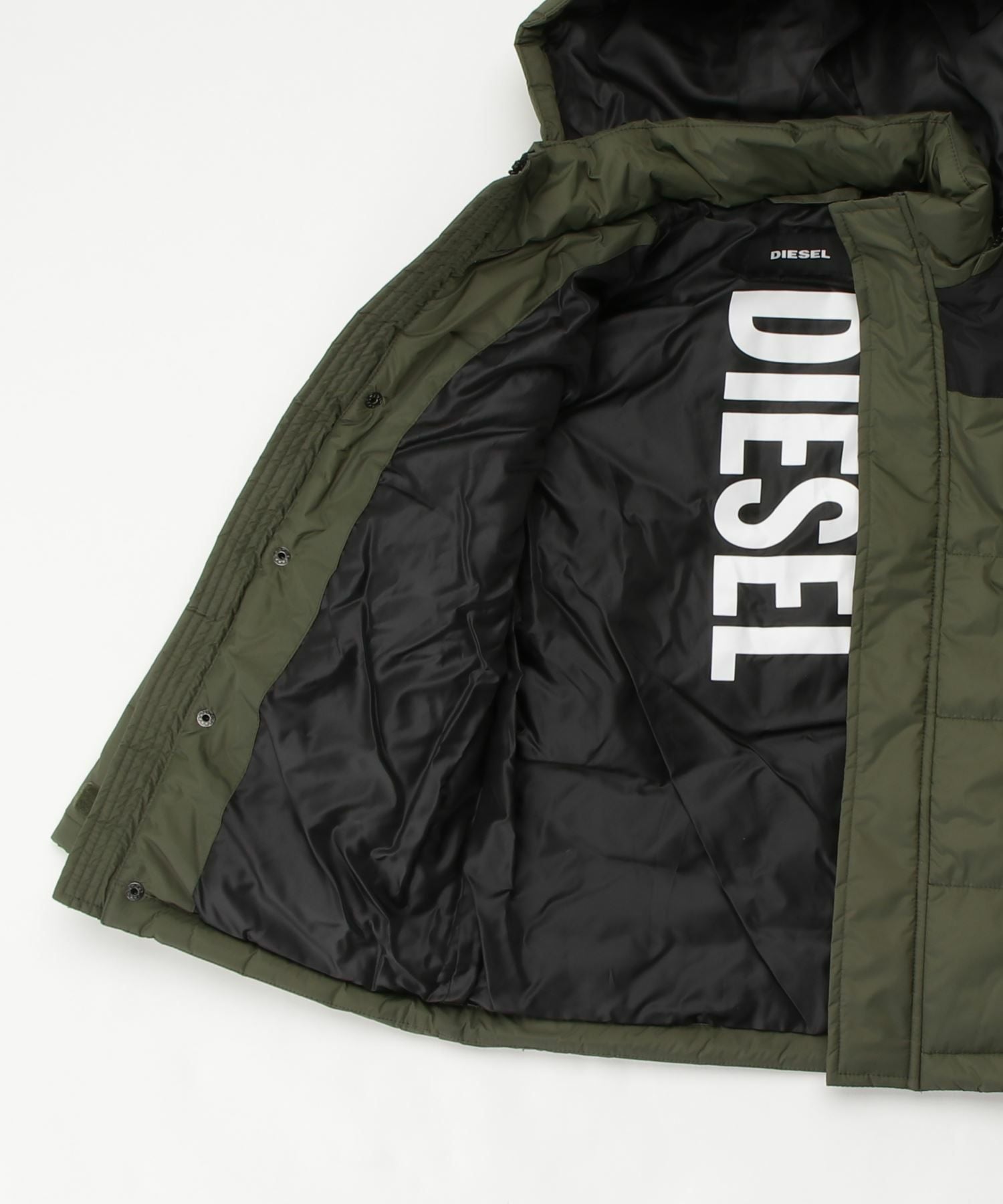 DIESEL Kids&Juniorブルゾンフーディーパディングジャケットコート DIESEL(ディーゼル)Kids & Junior フーディーパディングジャケット