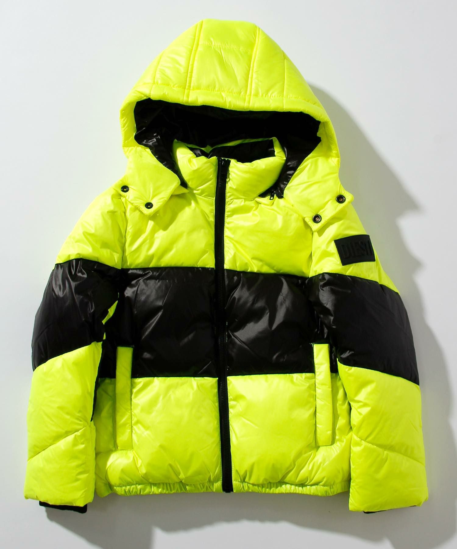 DIESEL ディーゼル　キッズ　フーディー　ブルゾン　カーキ　150 160 DIESEL(ディーゼル)Kids & Junior ミリタリーフーディーブルゾン