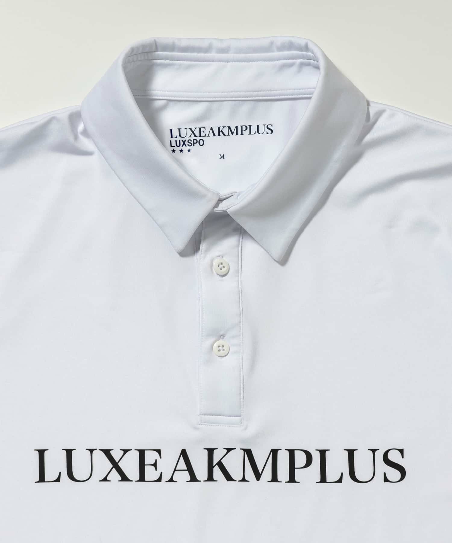 LUXEAKMPLUS(リュクスエイケイエムプラス)ゴルフ フロントロゴ半袖