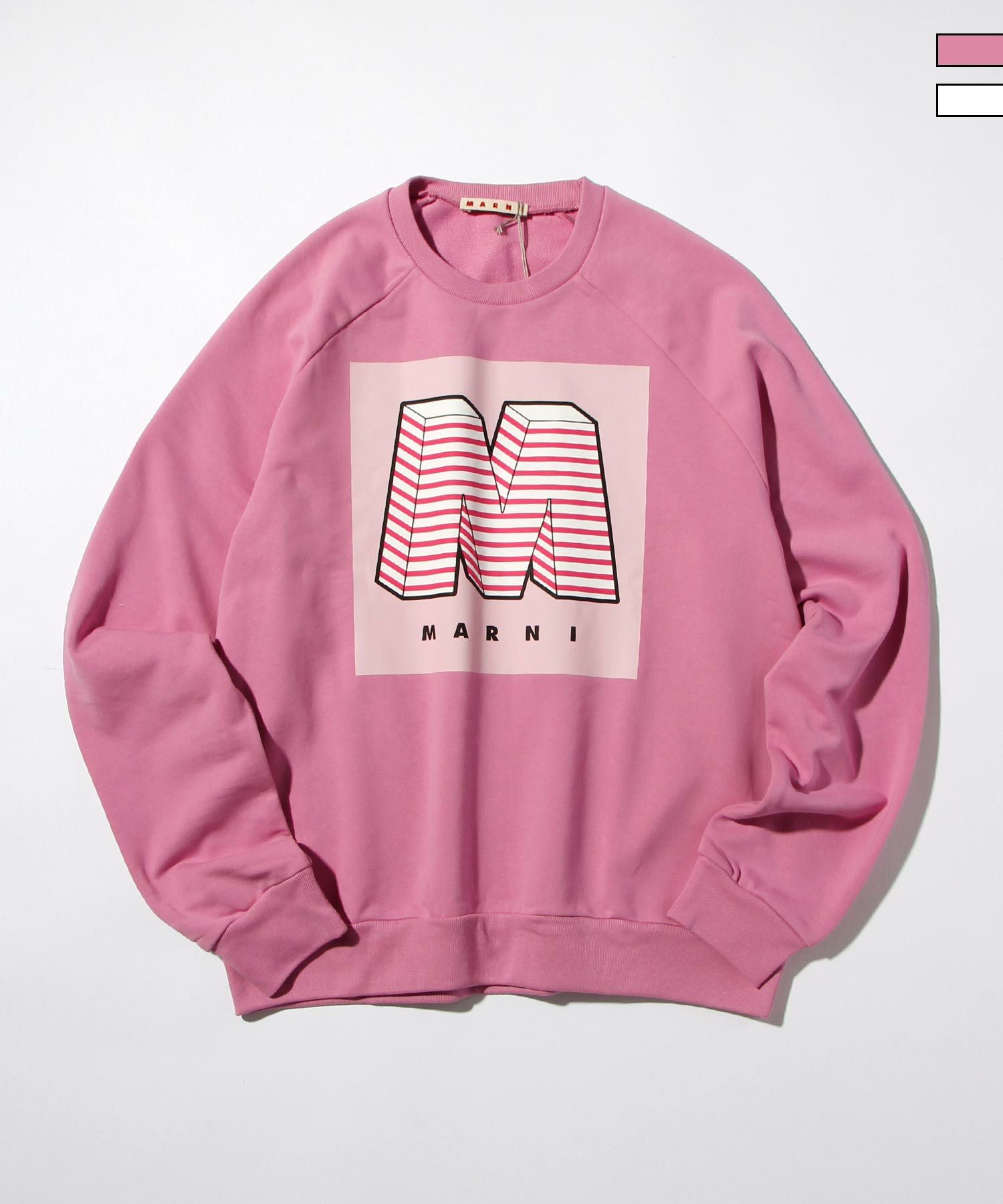 MSGM ベビーピンク スウェット カットソー MSGM（エムエスジーエム） トレーナー スウェット 「NEW」MSGM