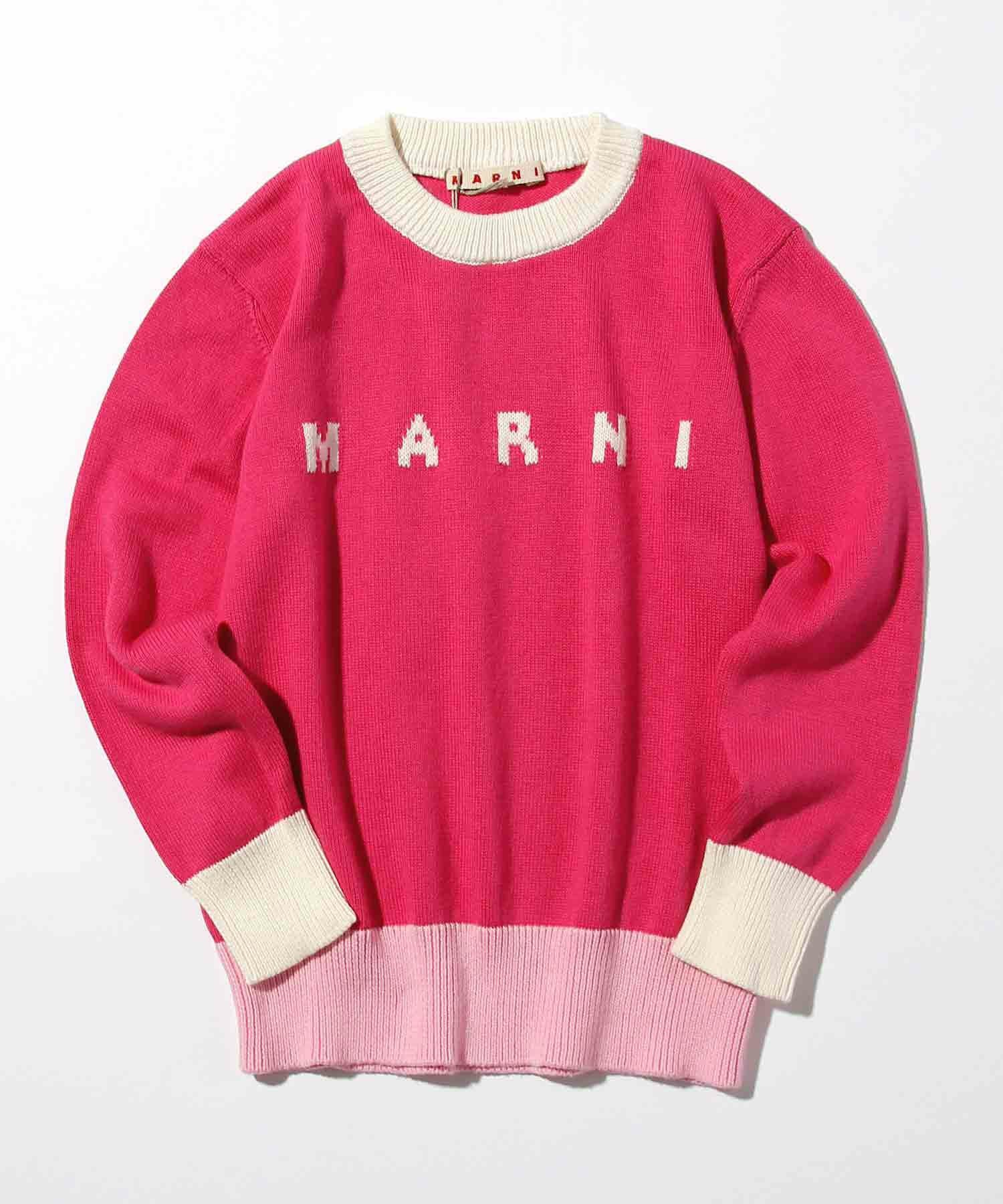 MARNI(マルニ)Kids & Junior ブランドロゴ長袖ニットセーター