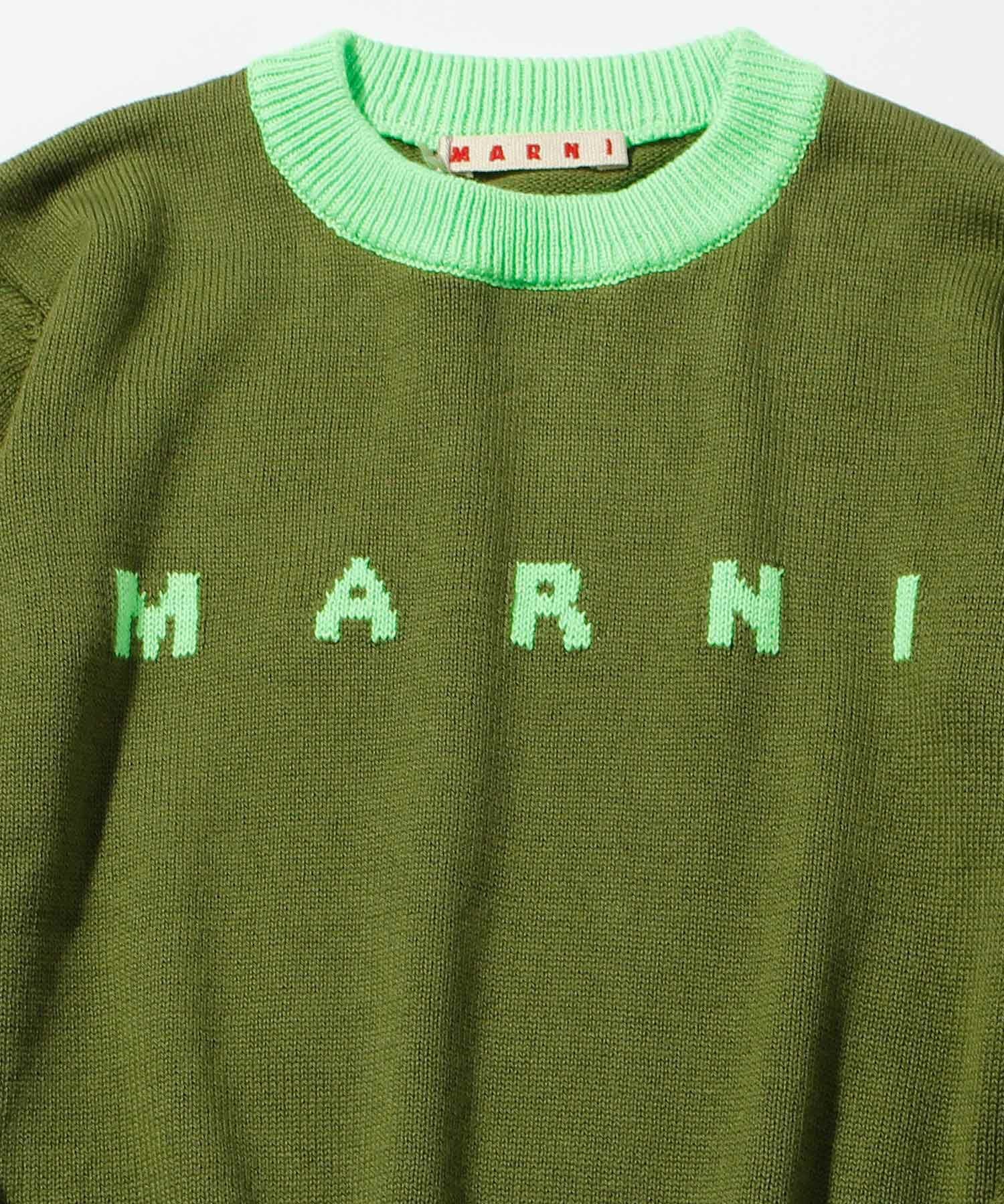 MARNI(マルニ)Kids & Junior ブランドロゴ長袖ニットセーター
