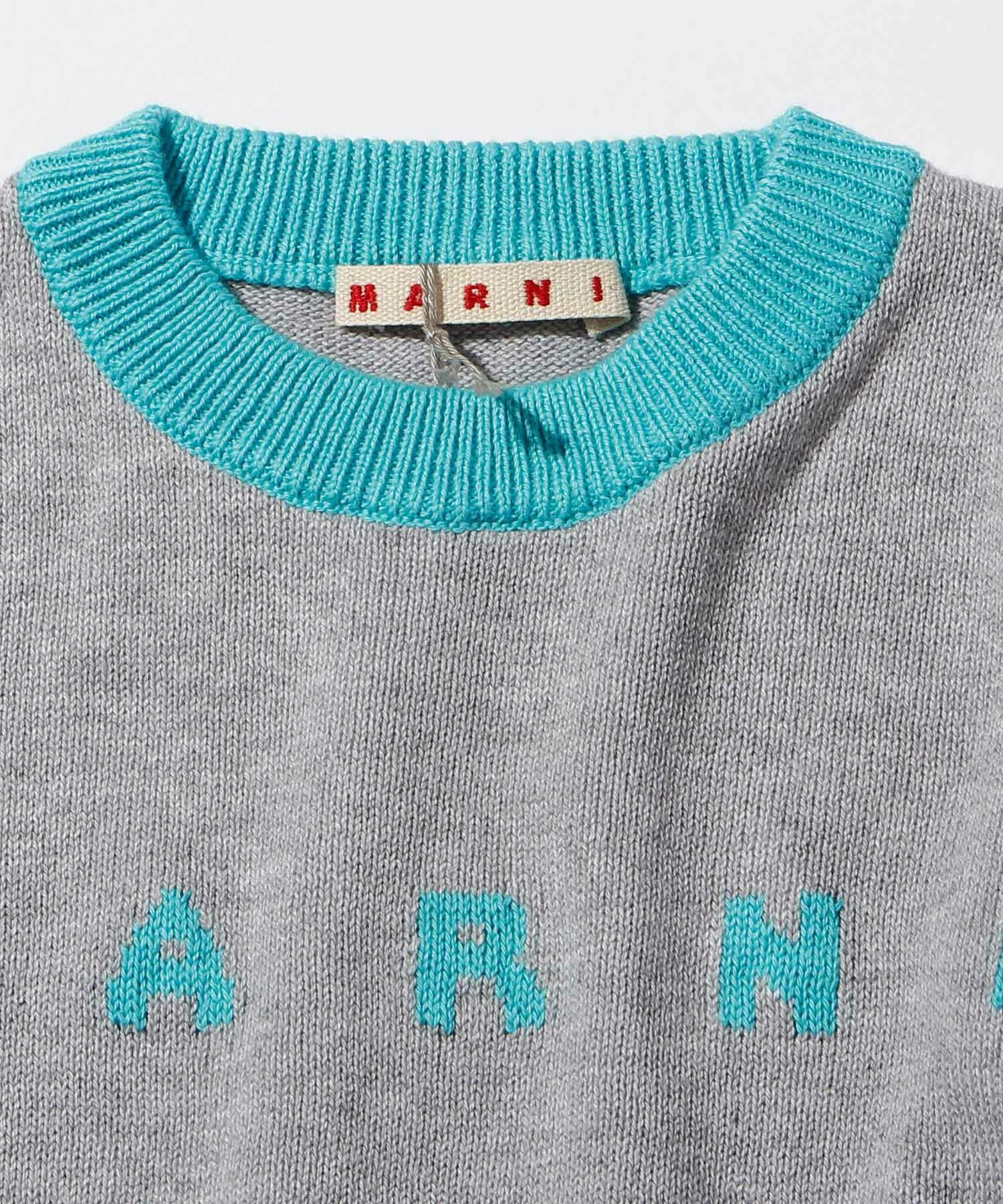 MARNI(マルニ)Kids & Junior ブランドロゴ長袖ニットセーター