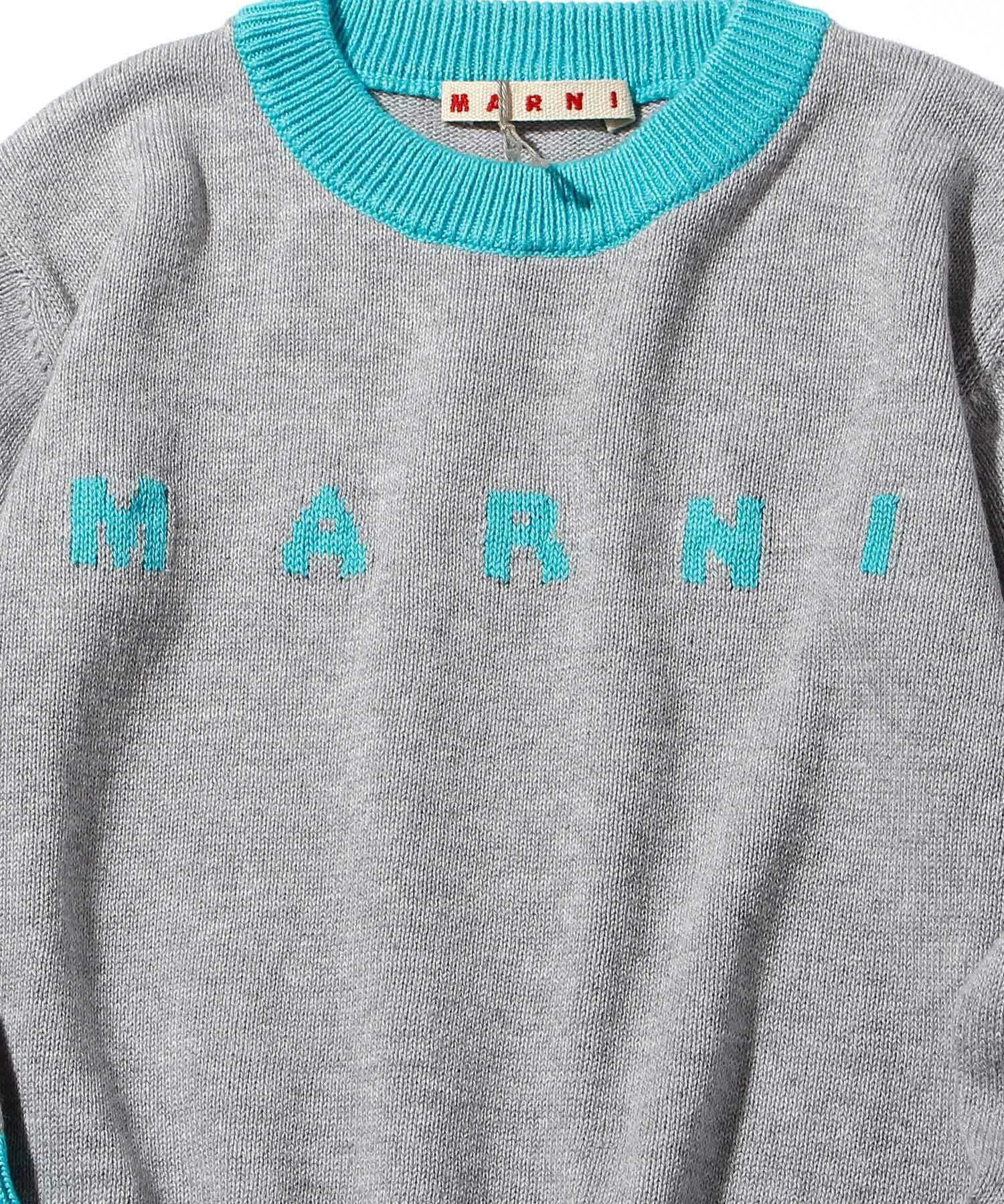 MARNI(マルニ)Kids & Junior ブランドロゴ長袖ニットセーター