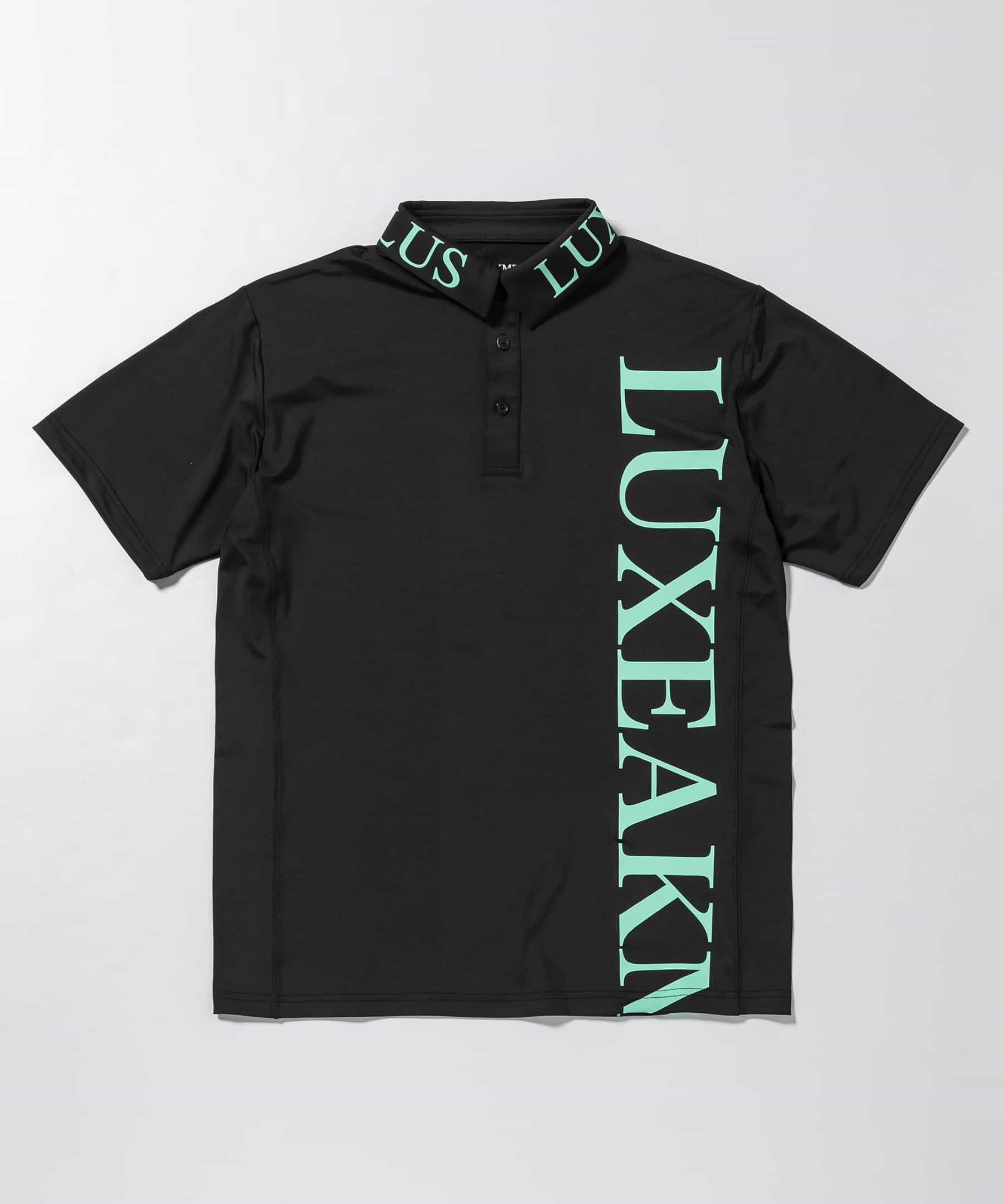 LUXEAKMPLUS(リュクスエイケイエムプラス)ゴルフ バーチカルロゴ半袖
