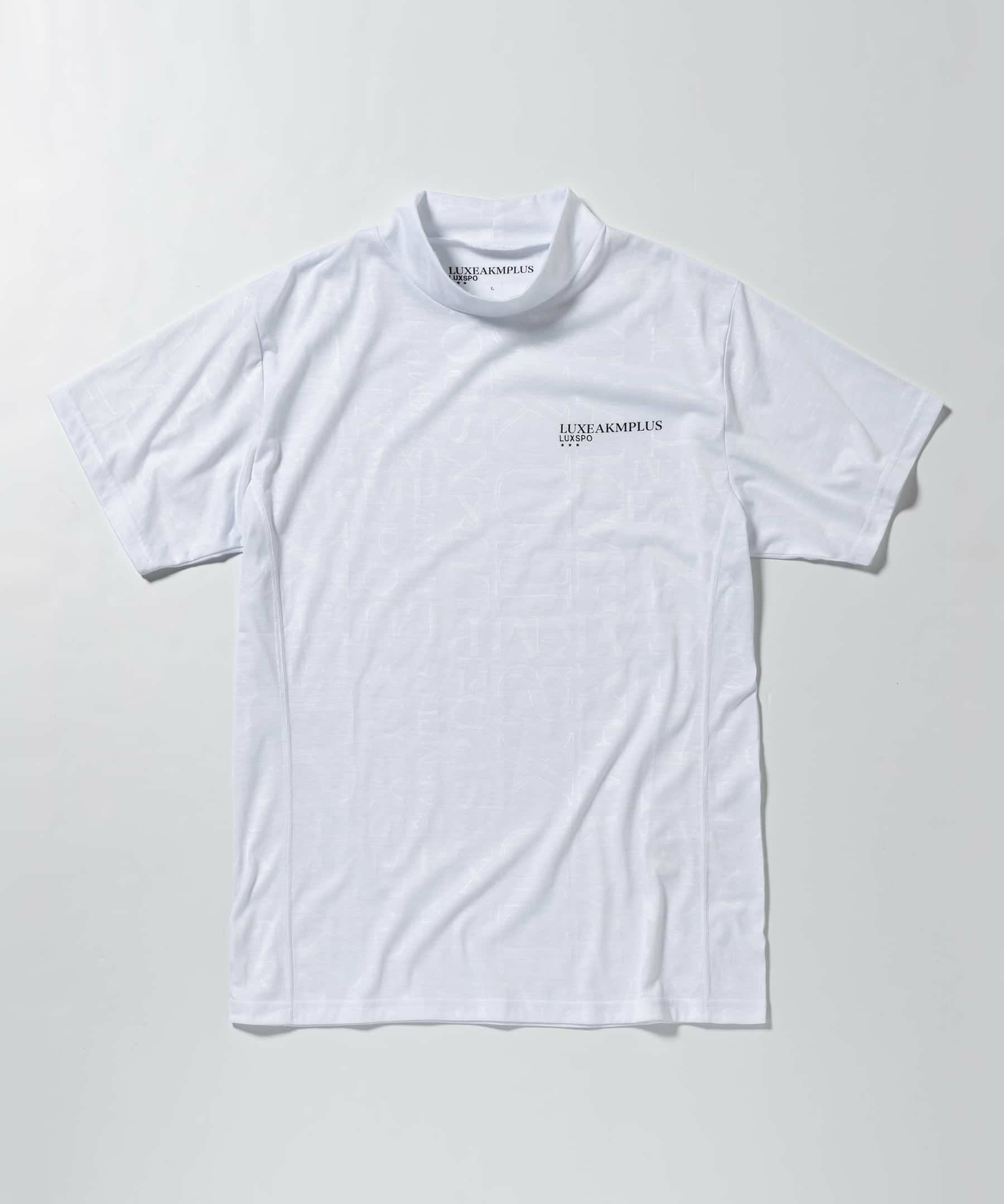 LUXEAKMPLUS(リュクスエイケイエムプラス)ゴルフ ロゴパターン半袖