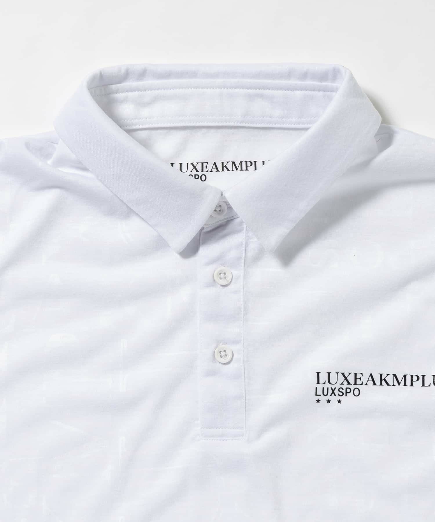 LUXEAKMPLUS(リュクスエイケイエムプラス)ゴルフ ロゴパターン半袖