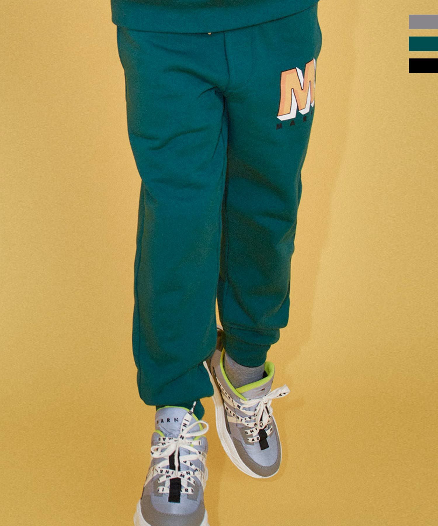 MARNI Kids ＆ Junior ワンポイントブランドロゴスウェットパンツ MARNI(マルニ)Kids & Junior ブランドロゴスウェットパンツ | SHIFFON
