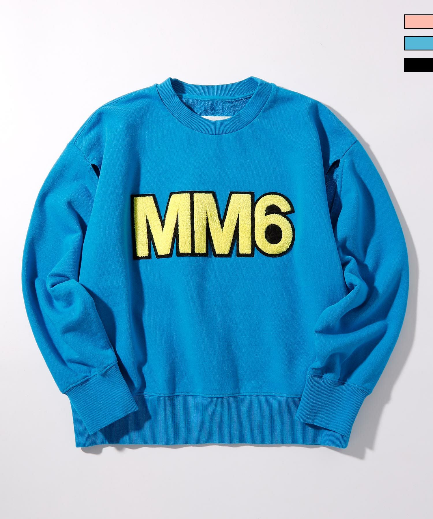 MM6 メゾンマルジェラ ロゴセーター 大人も着られるキッズ14才サイズ MM6 キッズのロゴトップスが大人にも人気｜クロップド丈で楽しむMM6