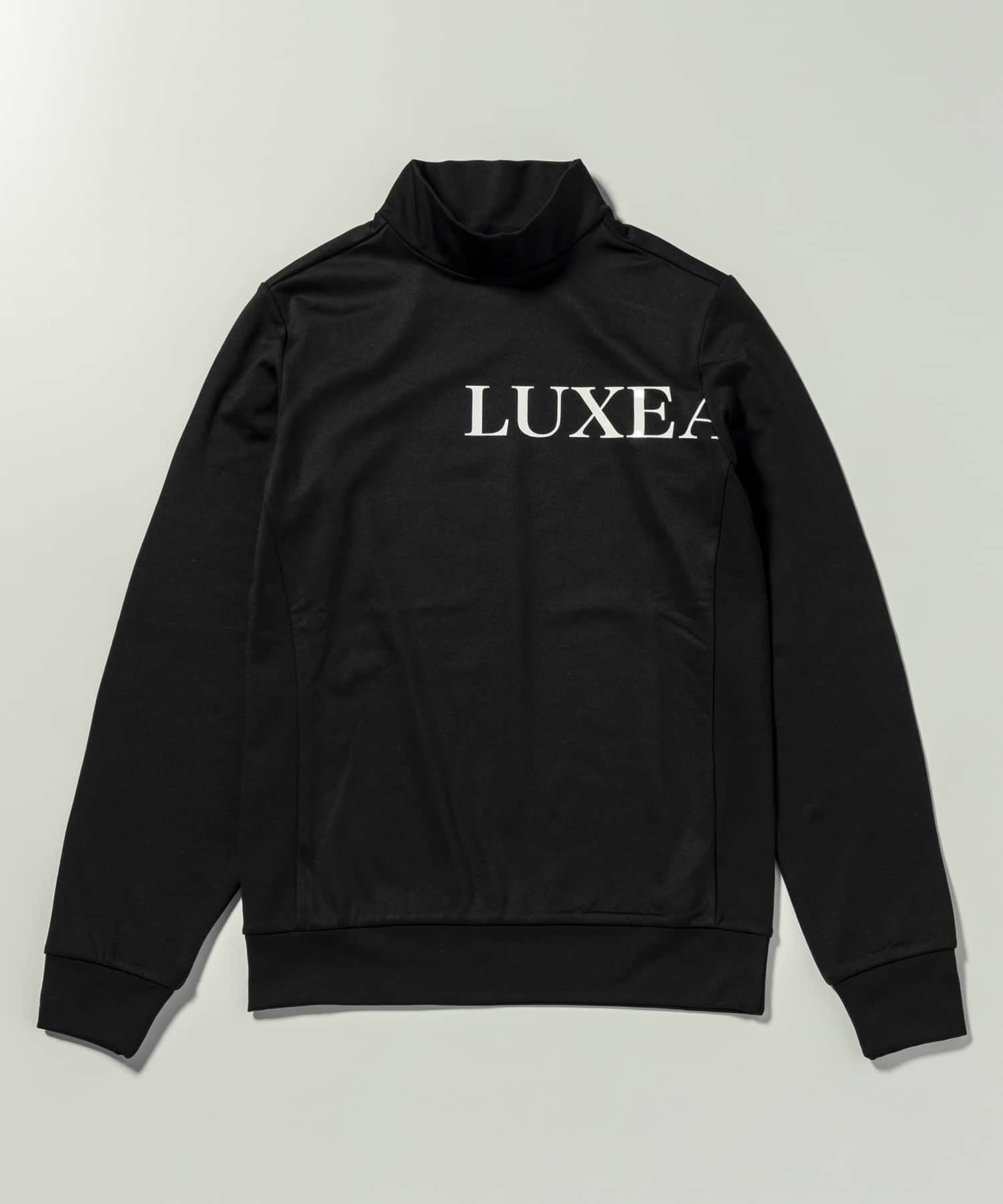 LUXEAKMPLUS(リュクスエイケイエムプラス)ゴルフ 光沢ロゴモックネック