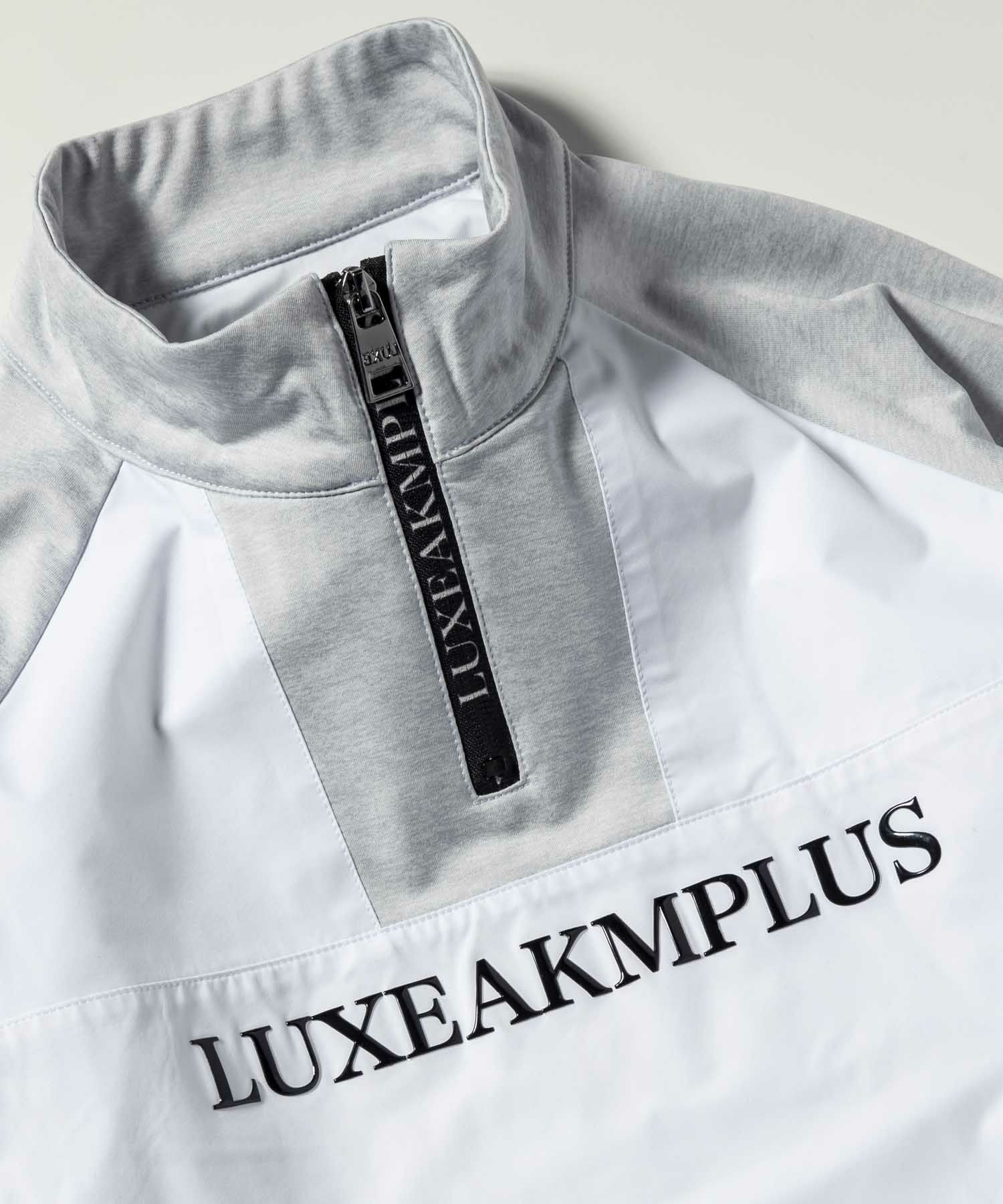 【新品格安・1万円引き】リュウクスAKMプラス　定価16,940円 LUXEAKMPLUS(リュクスエイケイエムプラス)ゴルフ ハーフジップ防風
