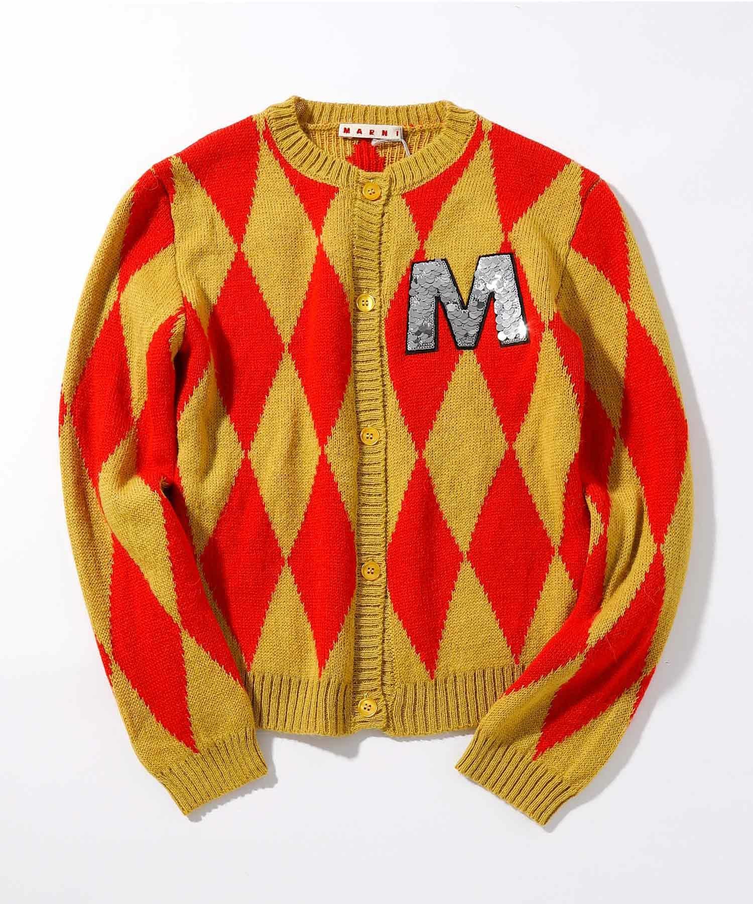 MARNI(マルニ)Kids & Junior ワンポイントデザインカーディガン