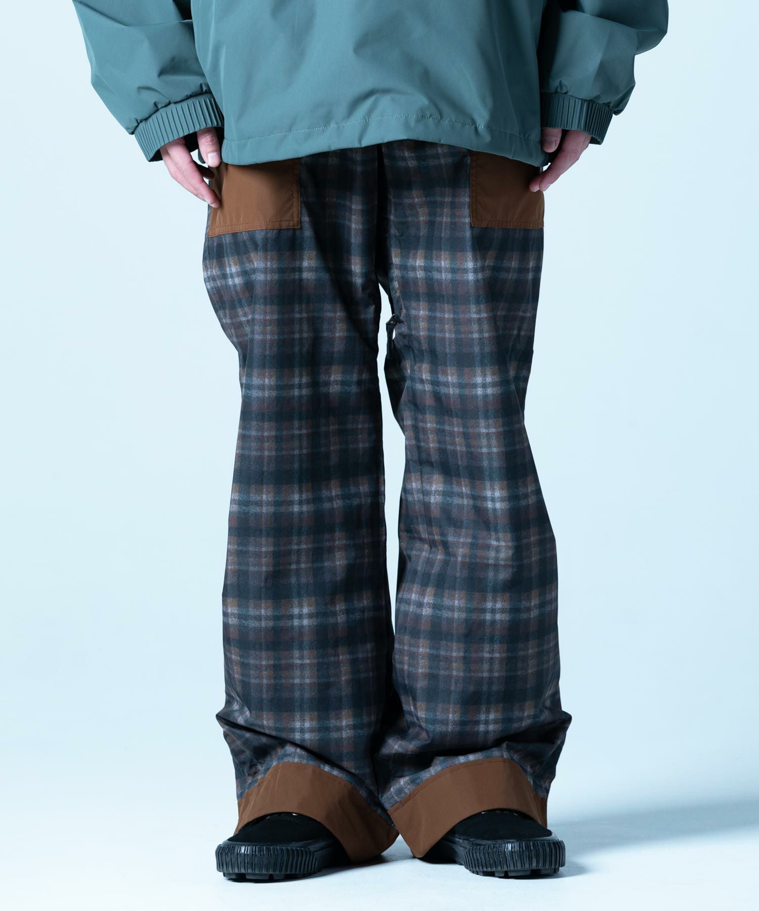 INHABITANT インハビタント スノーボードウェア パンツ チェック柄 inhabitant(インハビタント)BAKER PANTS/パンツ/中綿/スノー/耐水/撥水