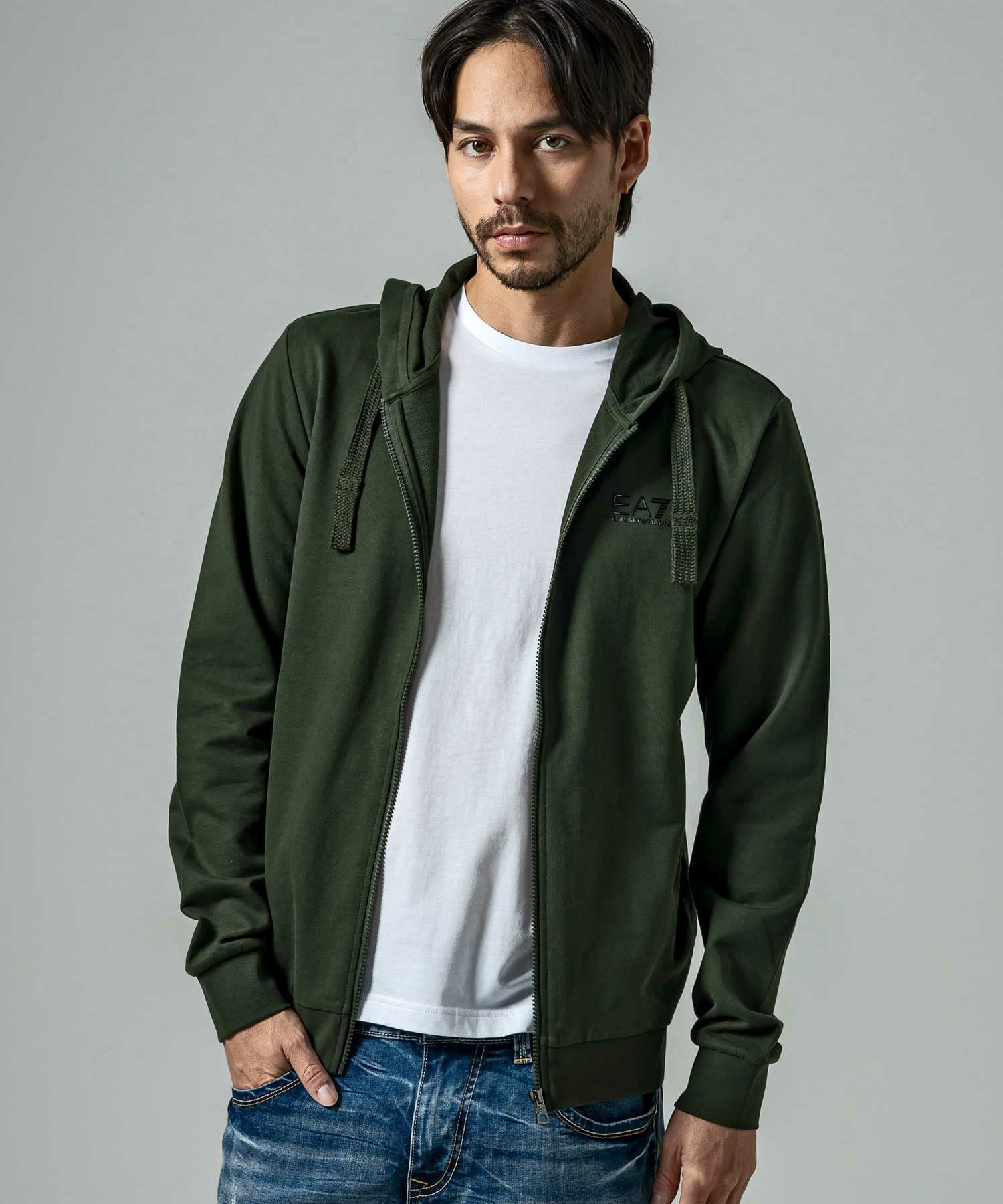 EMPORIO ARMANI EA7(イーエーセブン)TRAIN CORE ID M HOODIE FZ COFT