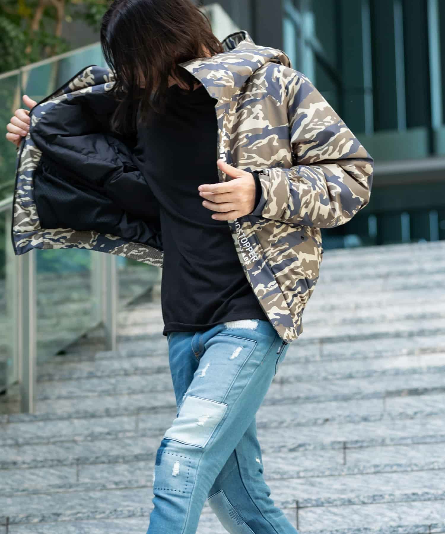 phenix(プラスフェニックス)GORE DOWN BOMBER JACKET / WINDSTOPPER