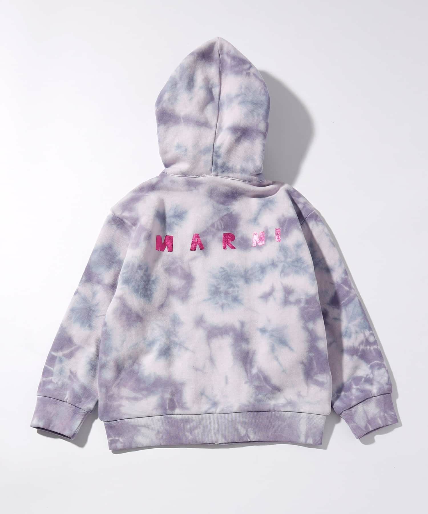 MARNI(マルニ)Kids & Junior タイダイ柄ジップアップフーディー