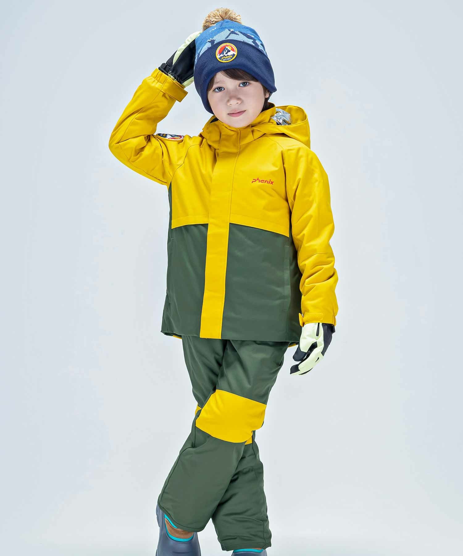 【美品】キッズ　上下　スキーウェア　フェニックス 110cm phenix(フェニックス)Horizon Junior Two-piece キッズ/スキーウェア