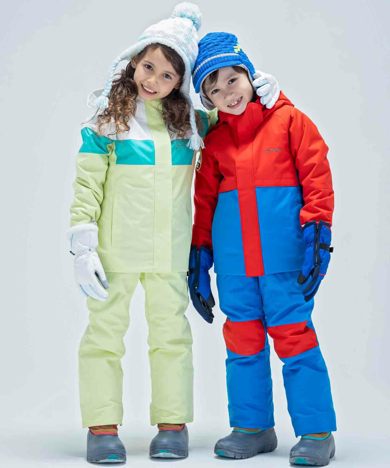 美品　フェニックス　子供用スキーウェア 110cm 120cm phoenix フェニックス（PHENIX） スキーウェア 90〜120cm 上下セット キッズ