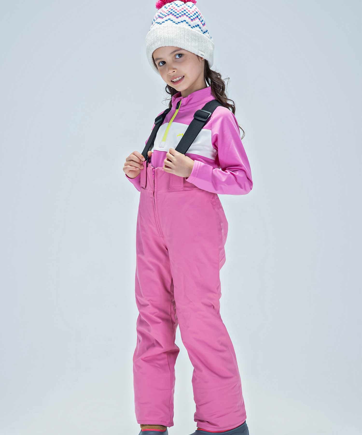 子ども用スキーウェア シルバーグレー/ピンク 150 phenix(フェニックス)Snow White Junior Two-piece キッズ/スキー