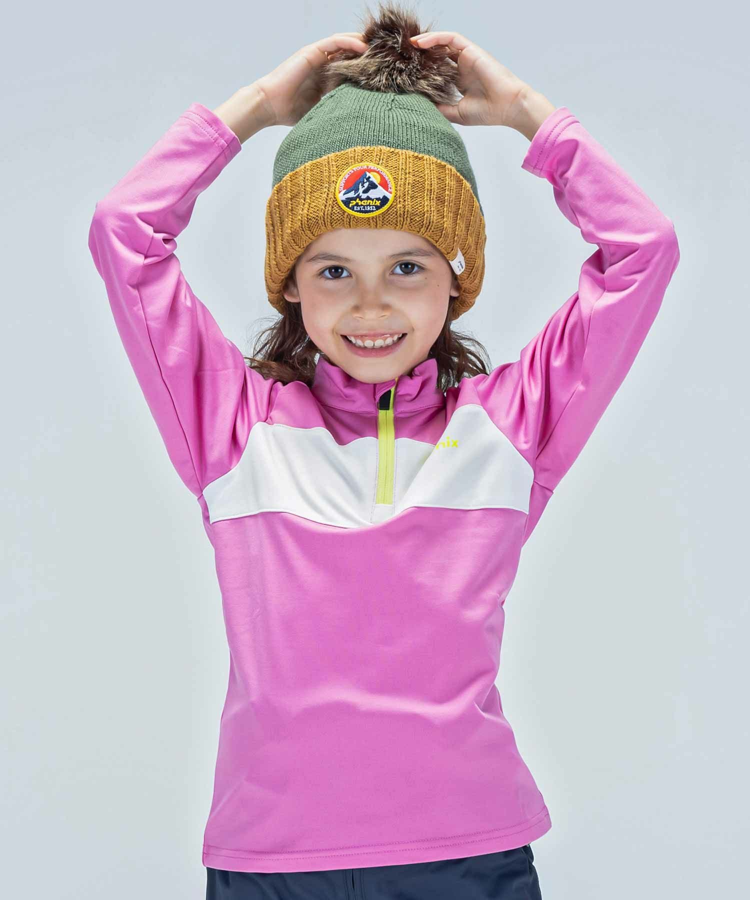 phenix(フェニックス)Crystal Flower Junior 1/2 Zip Tee キッズ
