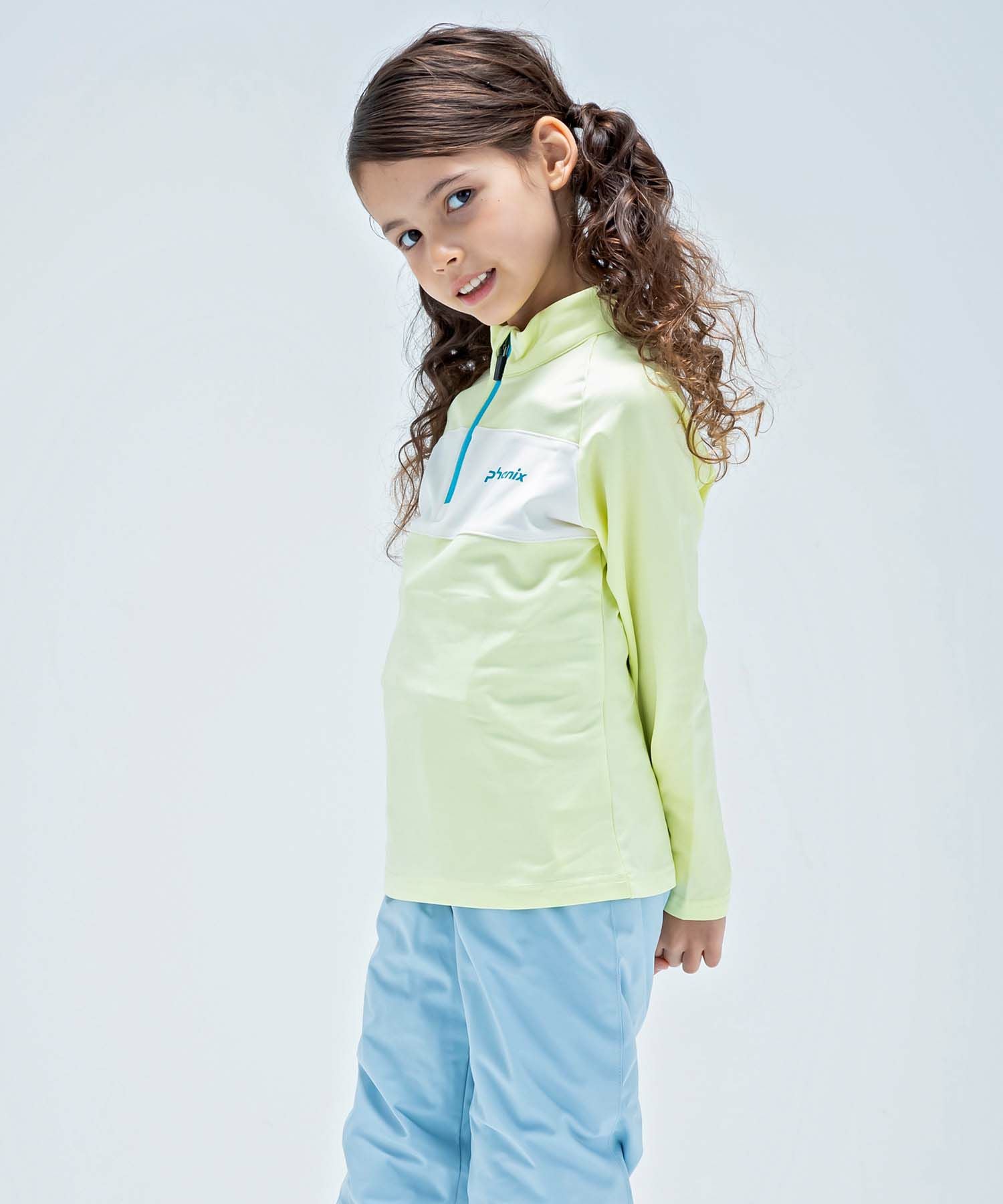 phenix(フェニックス)Crystal Flower Junior 1/2 Zip Tee キッズ