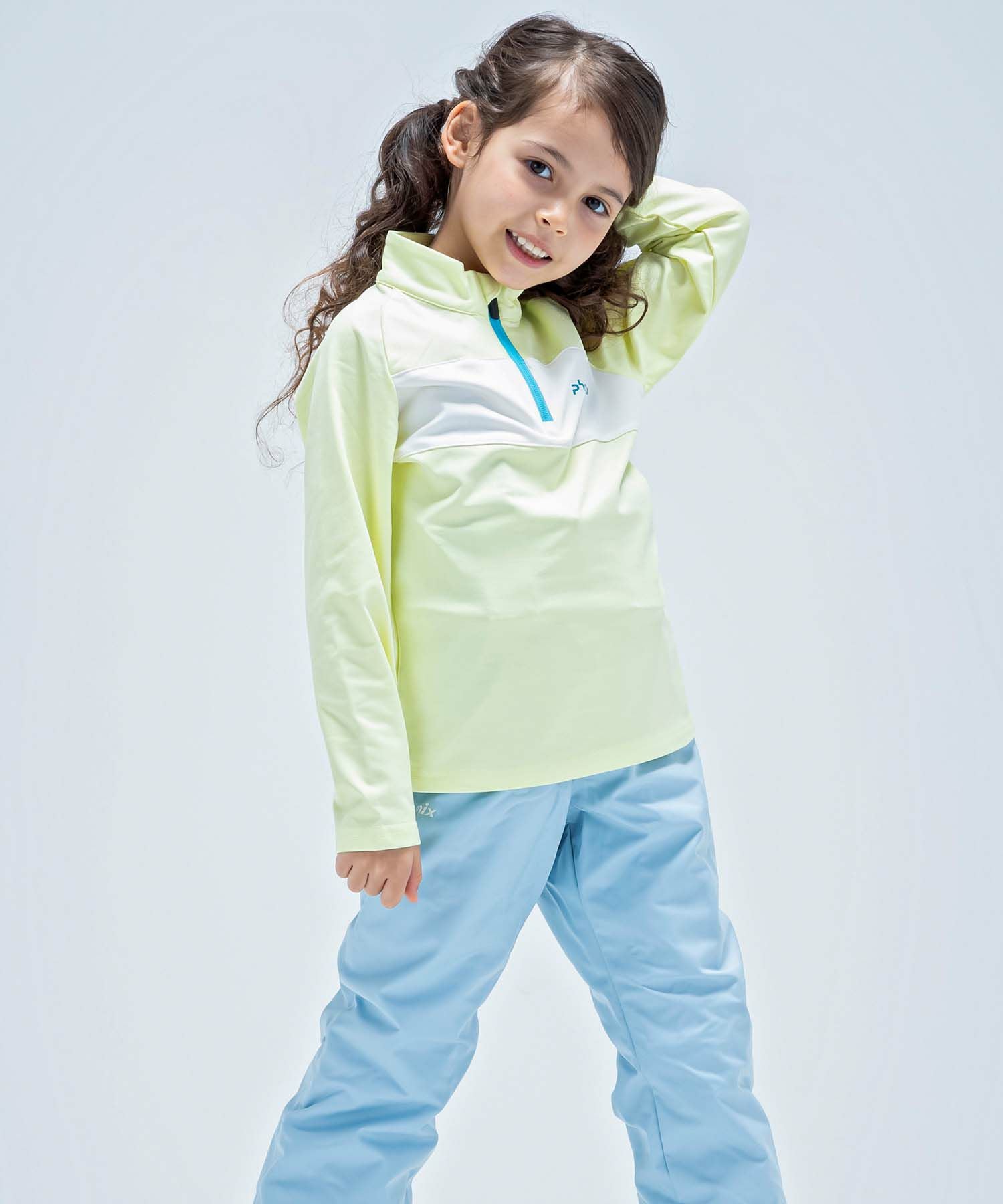 phenix(フェニックス)Crystal Flower Junior 1/2 Zip Tee キッズ