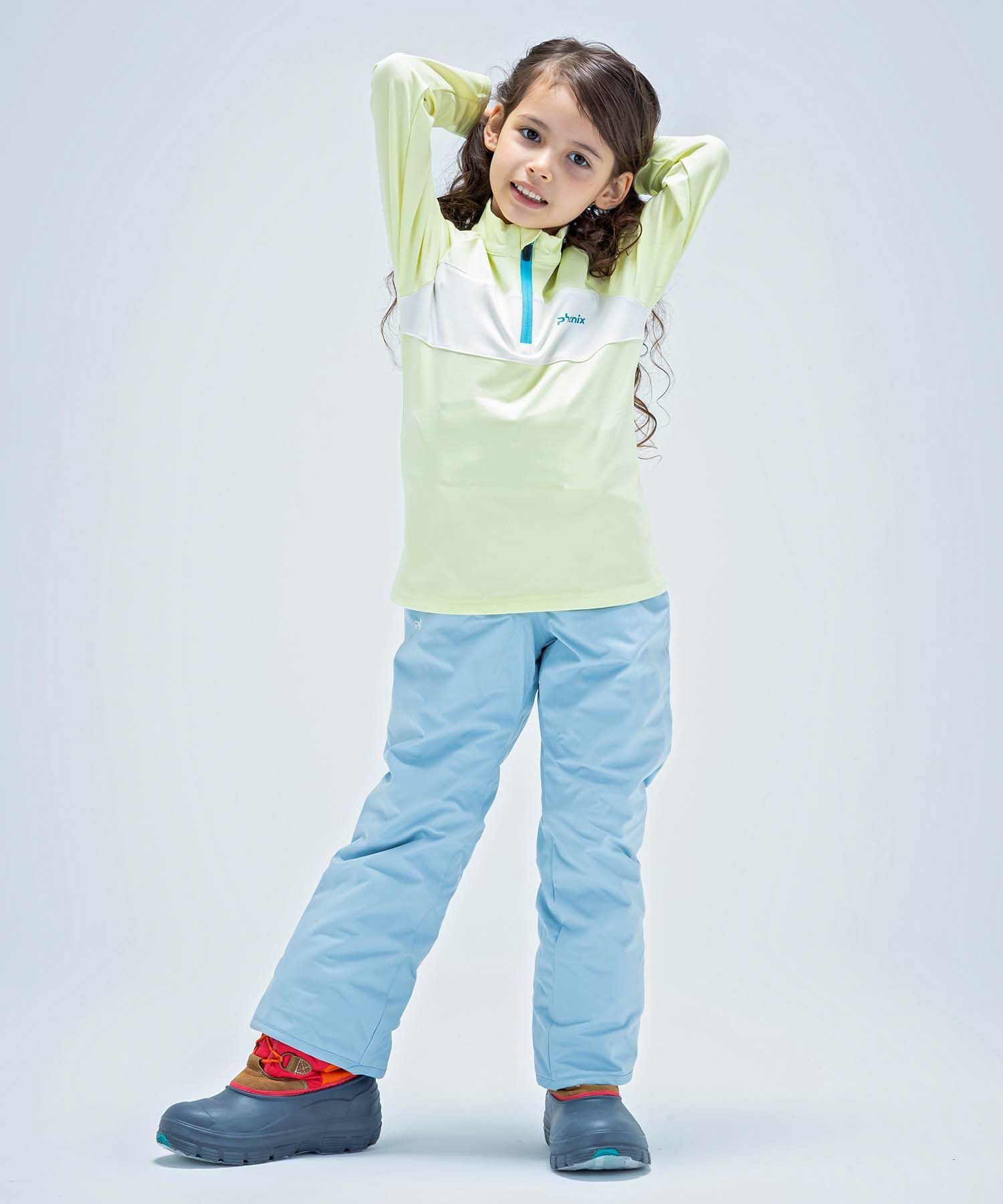 phenix(フェニックス)Crystal Flower Junior 1/2 Zip Tee キッズ