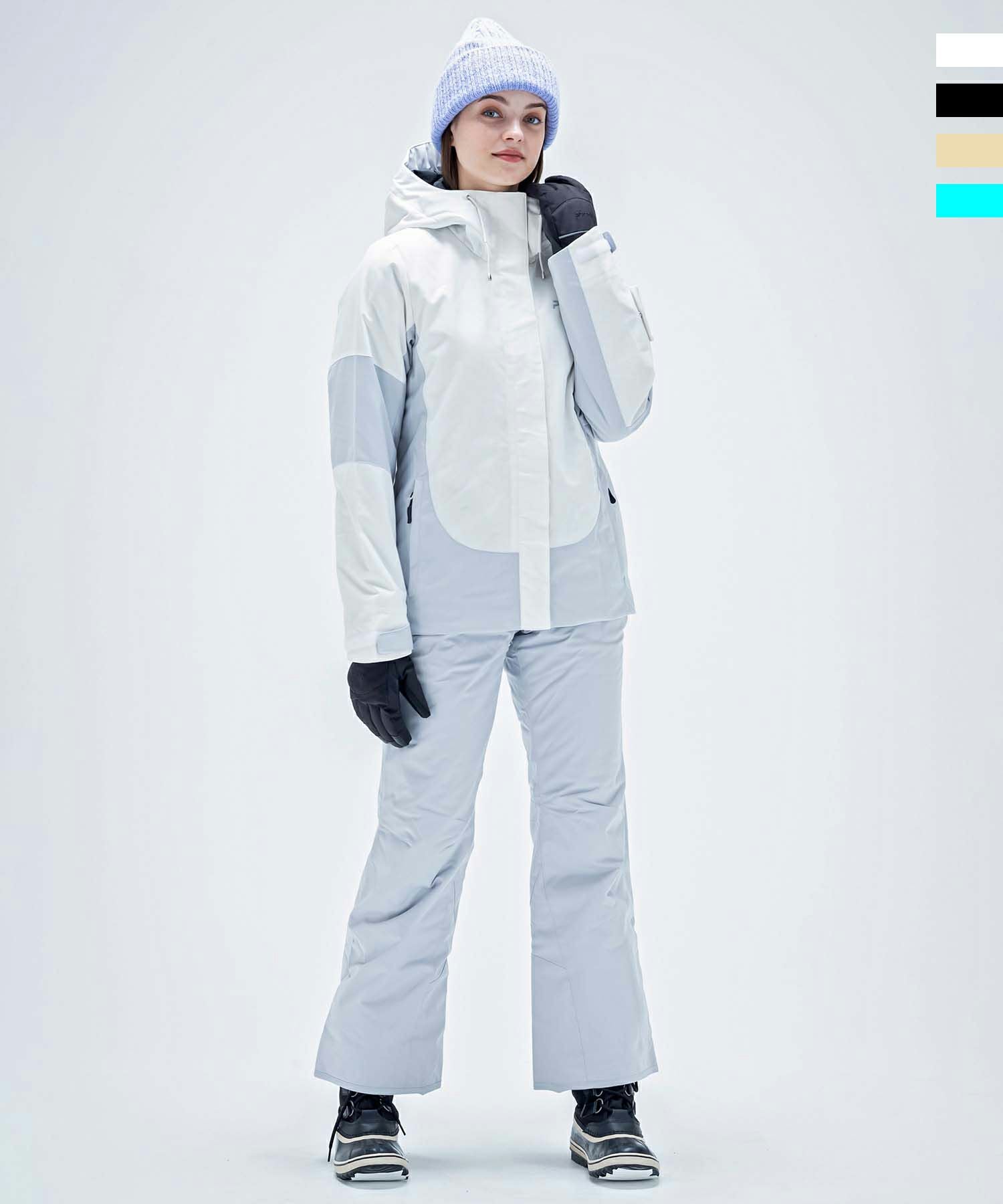 Phenix 雪の結晶柄 スキーウェアセット phenix(フェニックス)Curving Panel Ws Two-piece/JAPAN レディース