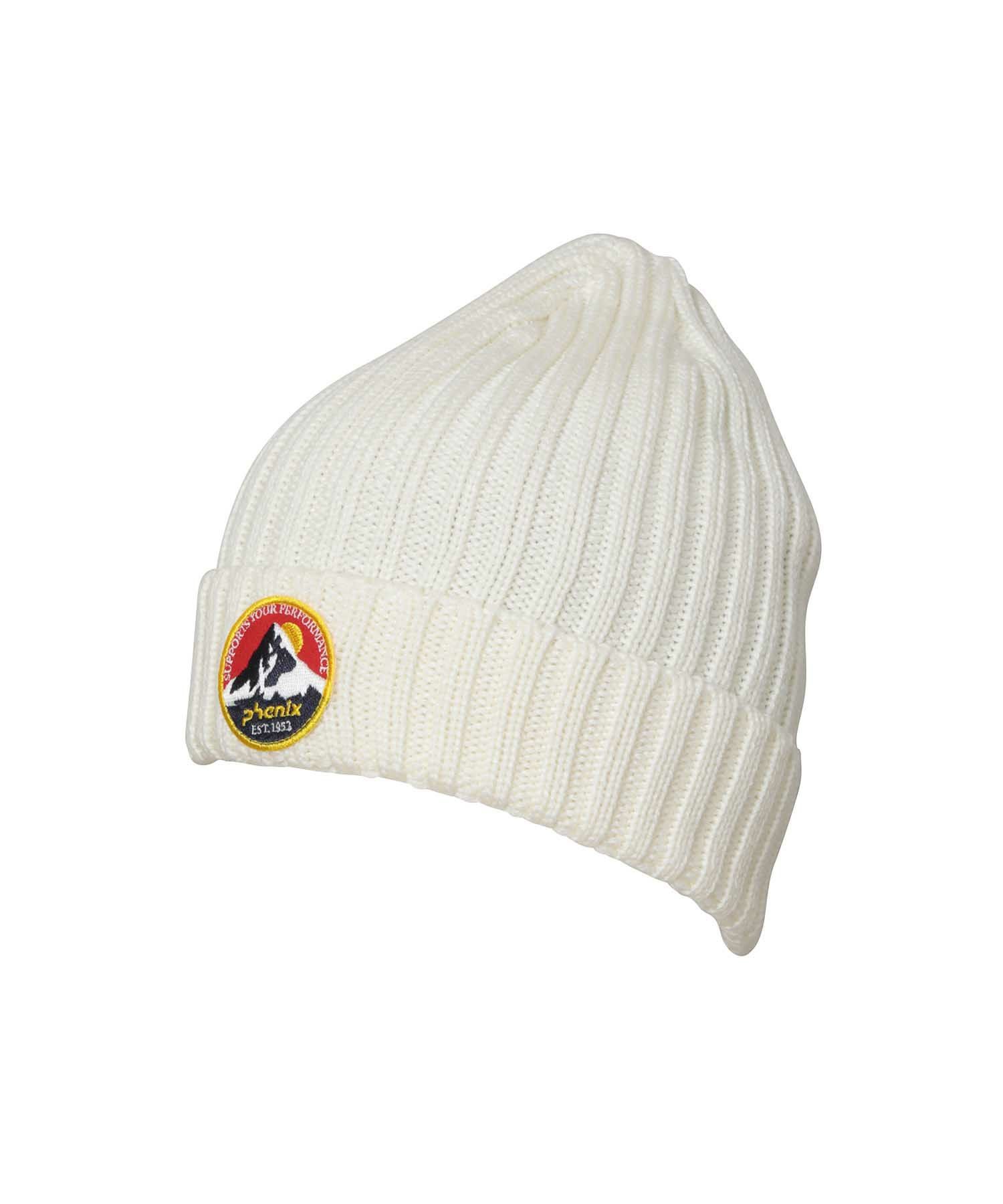 AFBビーニー　ホワイト 星刺繍 Fサイズ　入手困難 AFB（エーエフビー） ニット帽 ニットキャップ SIGNATURE BEANIE