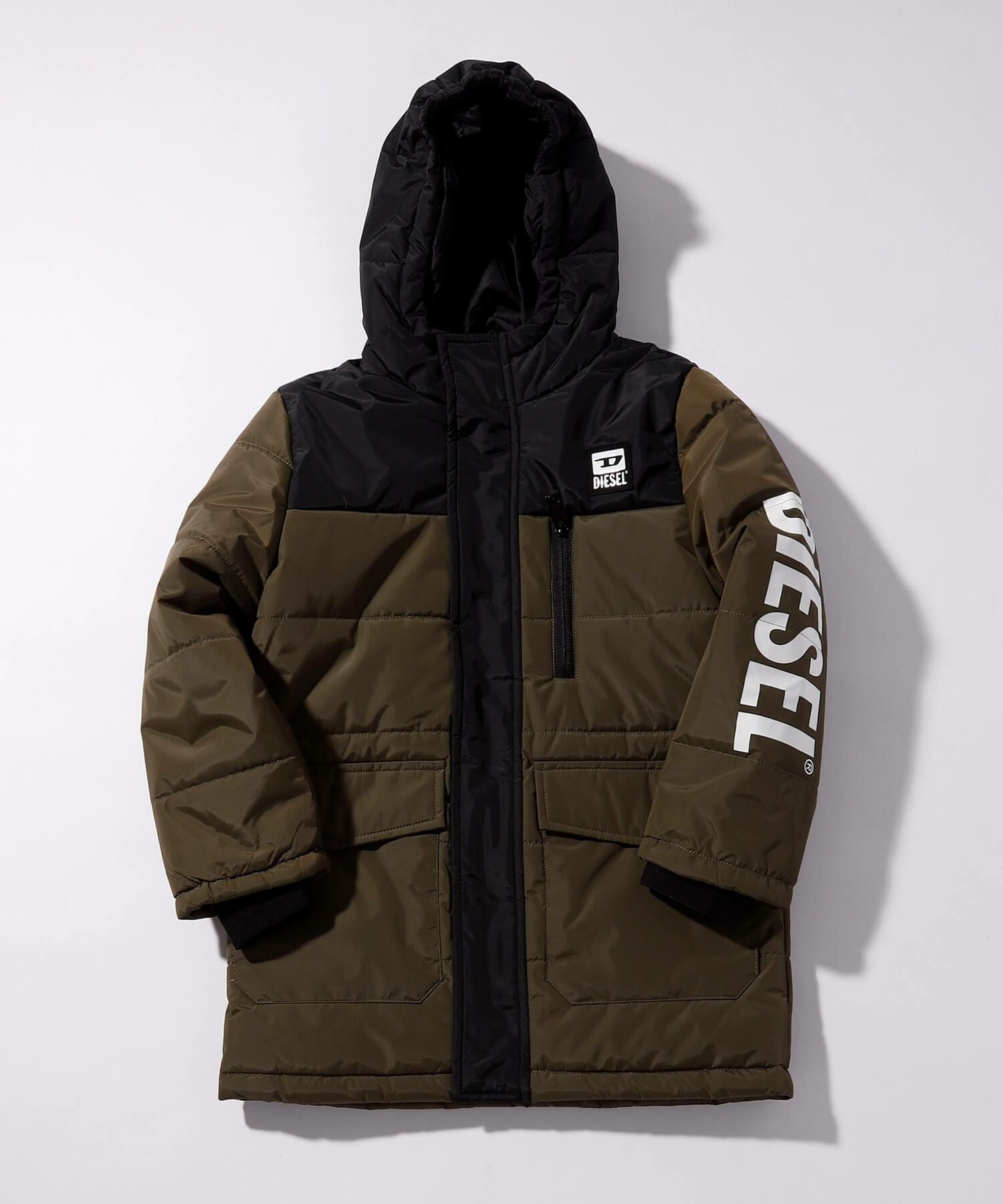DIESEL(ディーゼル)Kids & Junior ブランドロゴベンチコートアウター