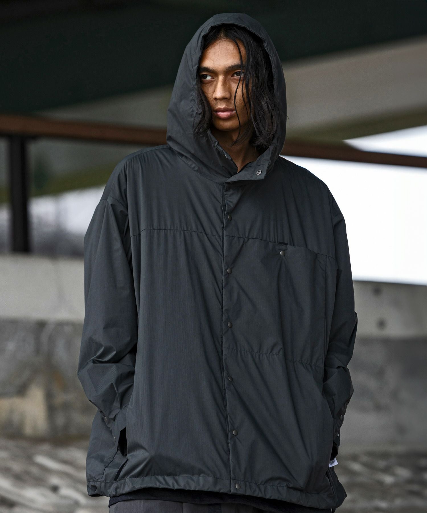 ☆未使用☆　アウェイク　AWAKE カシュクール　ビッグ　シャツ　ジャケット shirt jacket – wjk online store