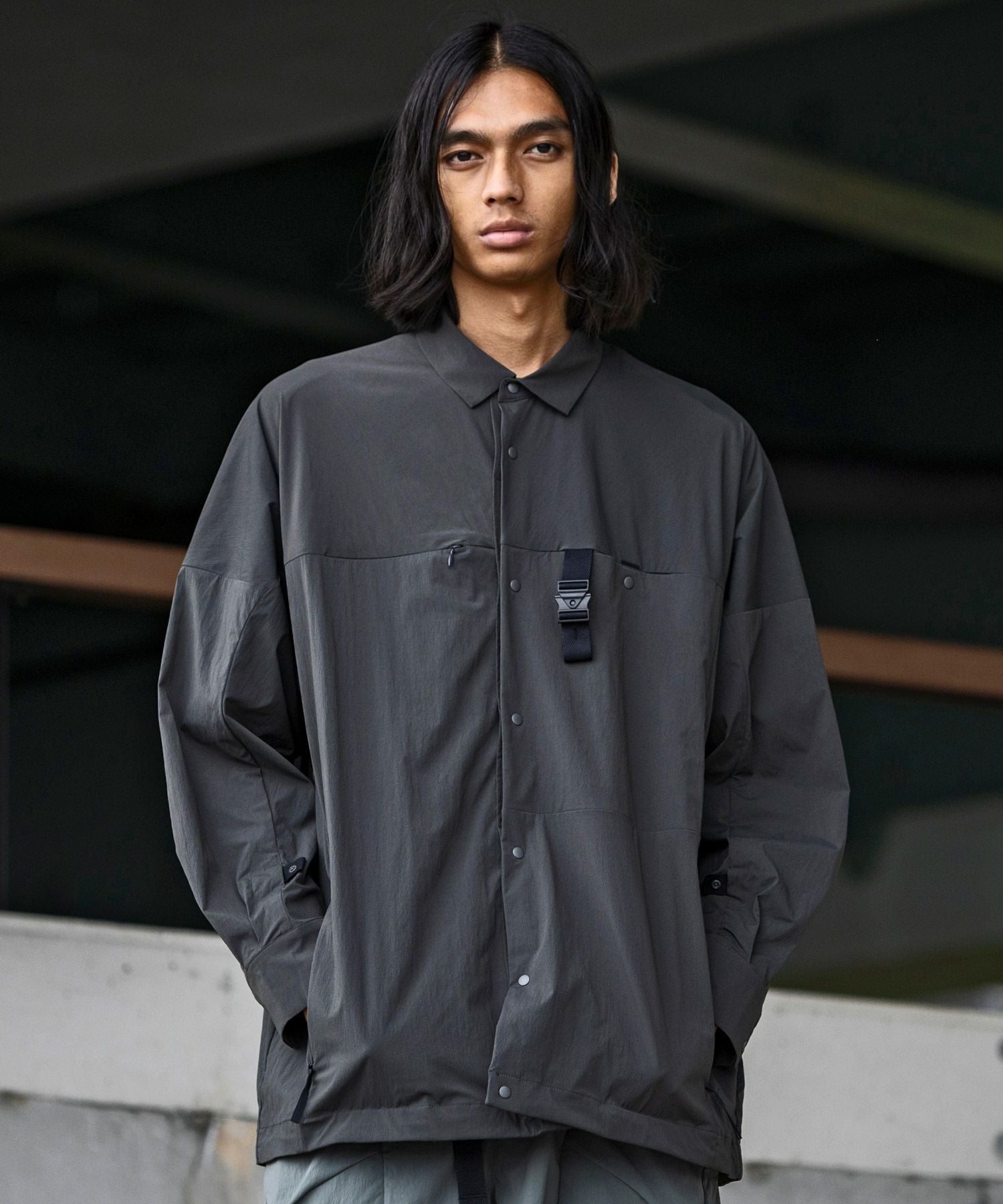 alk phenix(アルクフェニックス)Square Pocket Shirts KAR/ロング