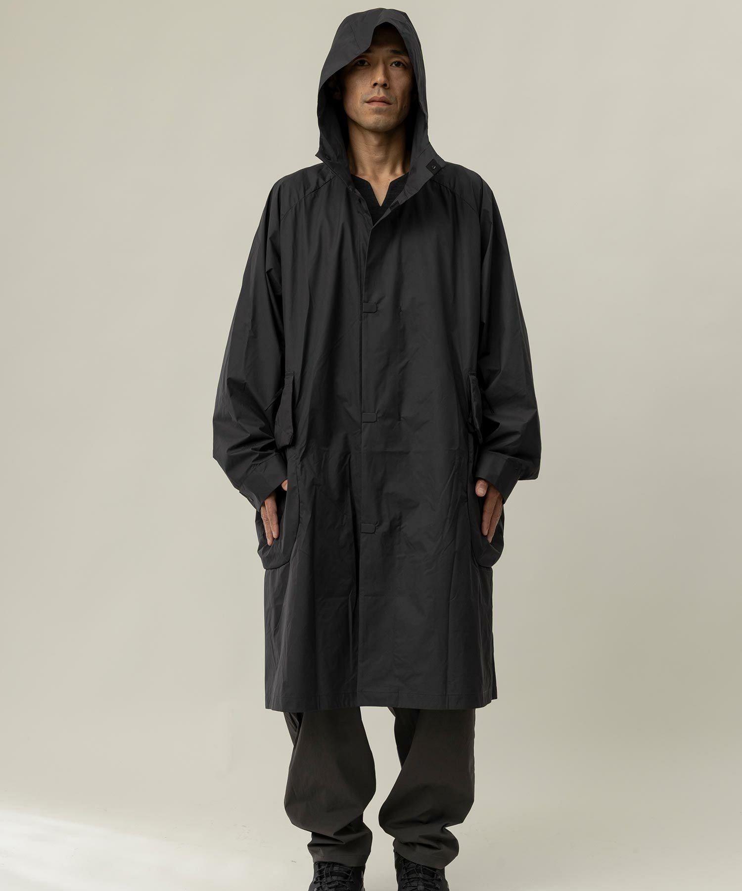 GORE-TEX ロングコート Mサイズ phenix（プラスフェニックス） ステンカラーコート コート メンズ