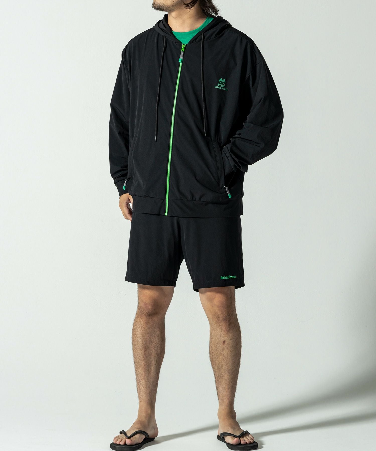 インハビタント 水陸両用上下セット inhabitant(インハビタント)Rash Parka/ラッシュパーカー/ラッシュ