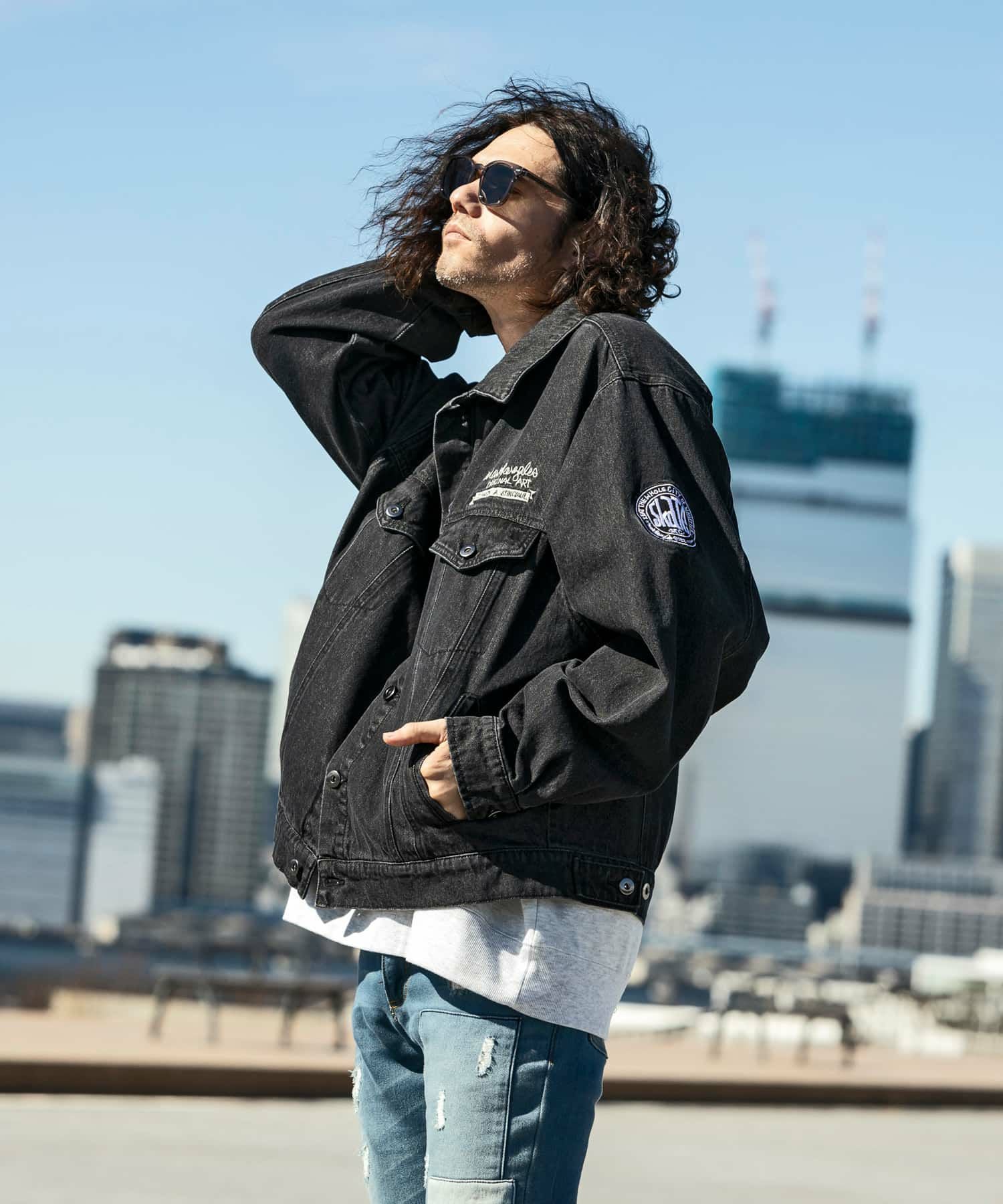 Mark Gonzales(マーク ゴンザレス)オーバーサイズデニムジャケット