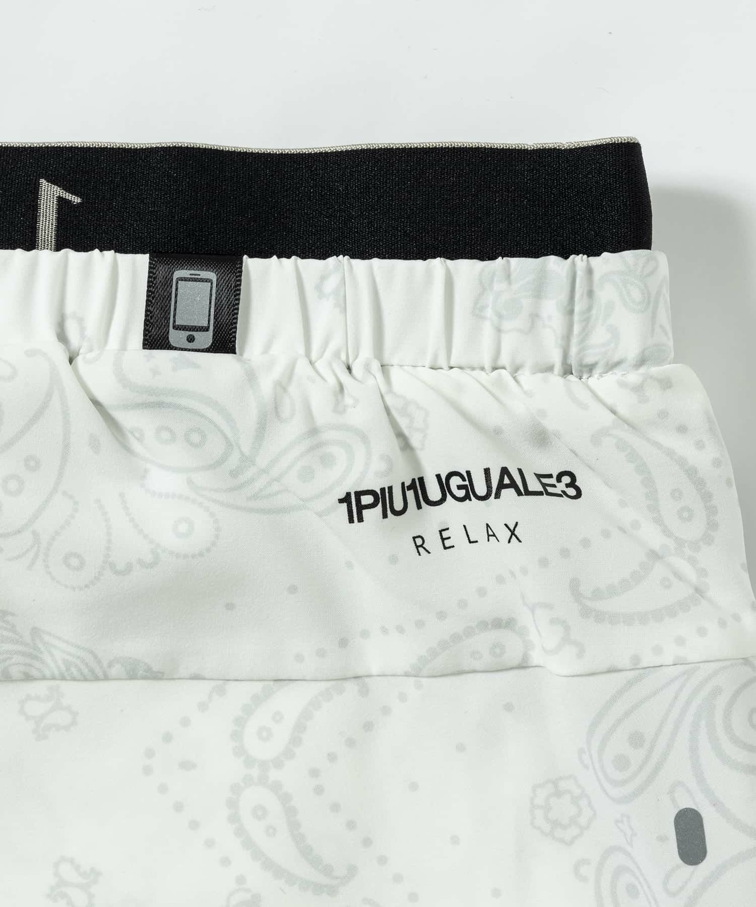 美品♡1PIU1UGUALE3 RELAX 総柄パンツ Ｍサイズ ストレッチ 1PIU1UGUALE3 RELAX(ウノピゥウノウグァーレトレ リラックス)総柄