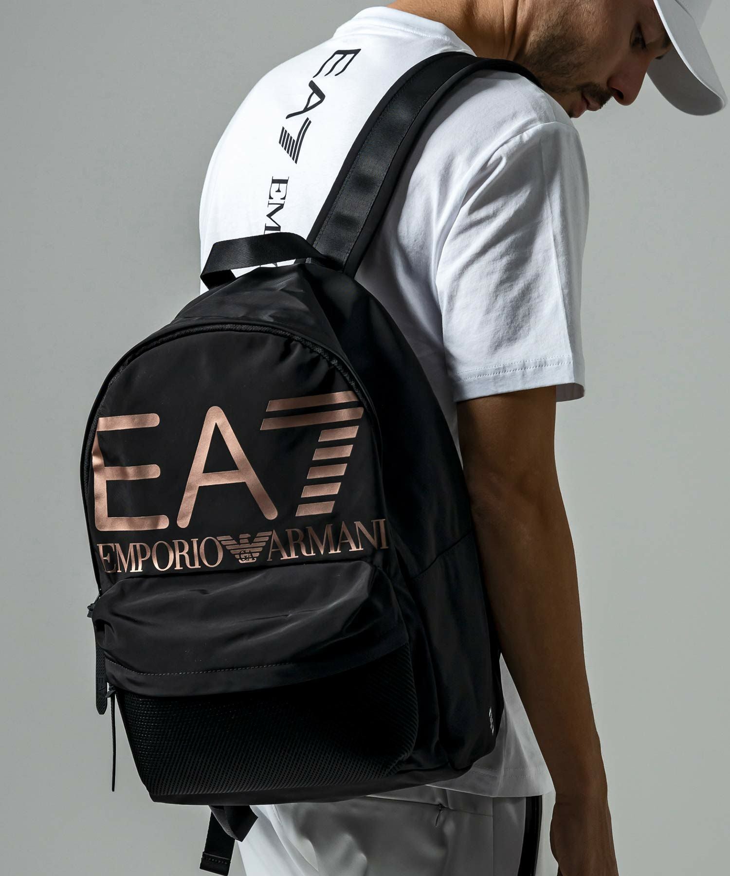 未使用⭐︎EMPORIO ARMANI スリングバッグ ブラック/ブラウン EMPORIO ARMANI EA7(イーエーセブン)TRAIN CORE U POUCH BAG SMALL B