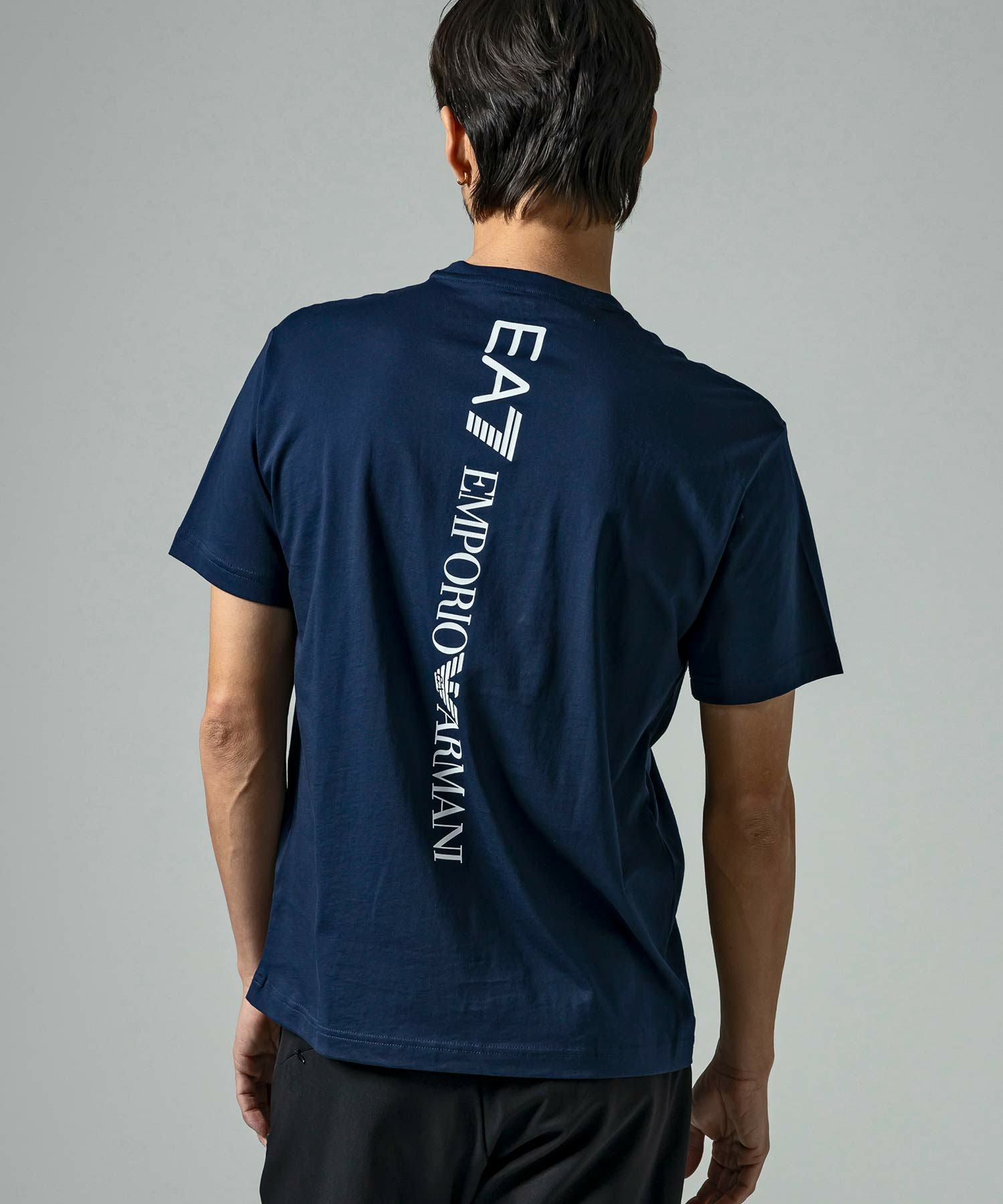 専用】EA7/アルマーニジュニア 紺・半袖Tシャツ 8A・8歳 【公式通販】