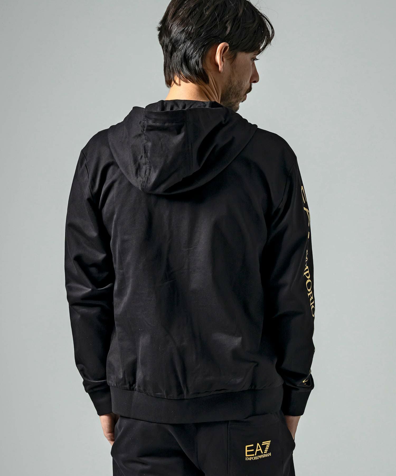 EMPORIO ARMANI EA7(イーエーセブン)TRAIN LOGO SERIES M HOODIE FZ