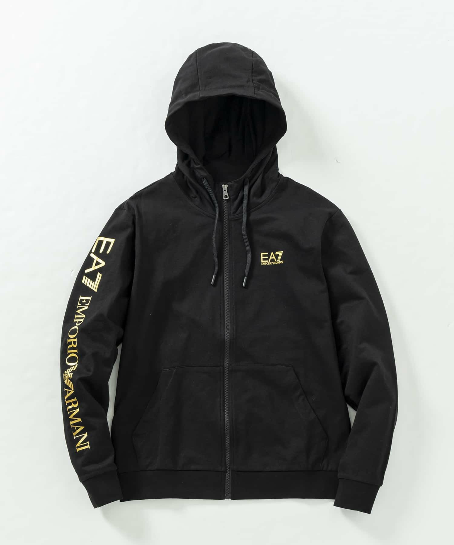 【未使用品】EMPORIO ARMANI EA7 ロゴプリント ジップパーカー EMPORIO ARMANI エンポリオ アルマーニ EA7 パーカー ジップアップ