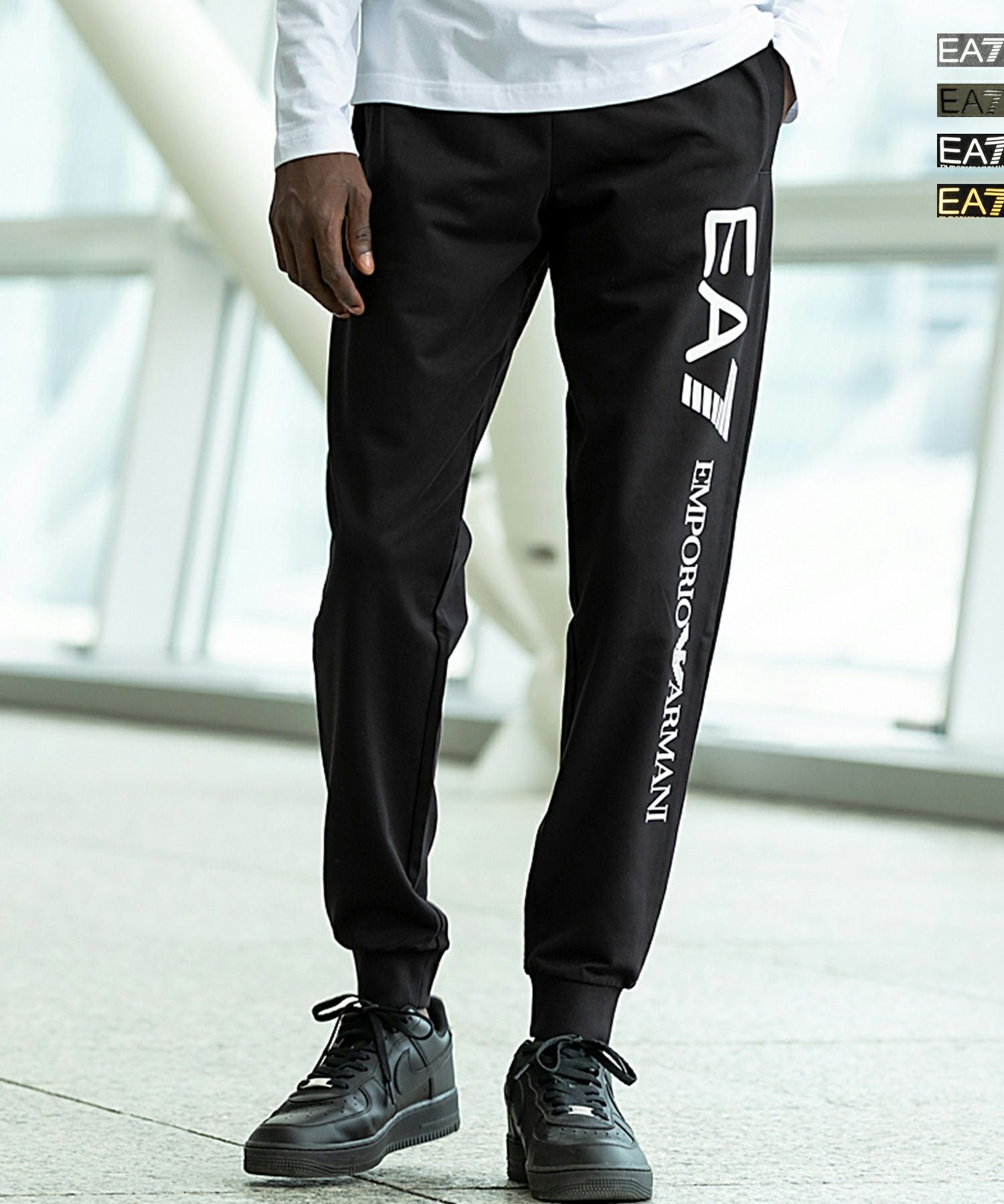 【なんりゅう！】EMPORIO ARMANI EA7 スウェットパンツ EMPORIO ARMANI EA7 イーエーセブン TRAIN LOGO SERIES M PANTS CH