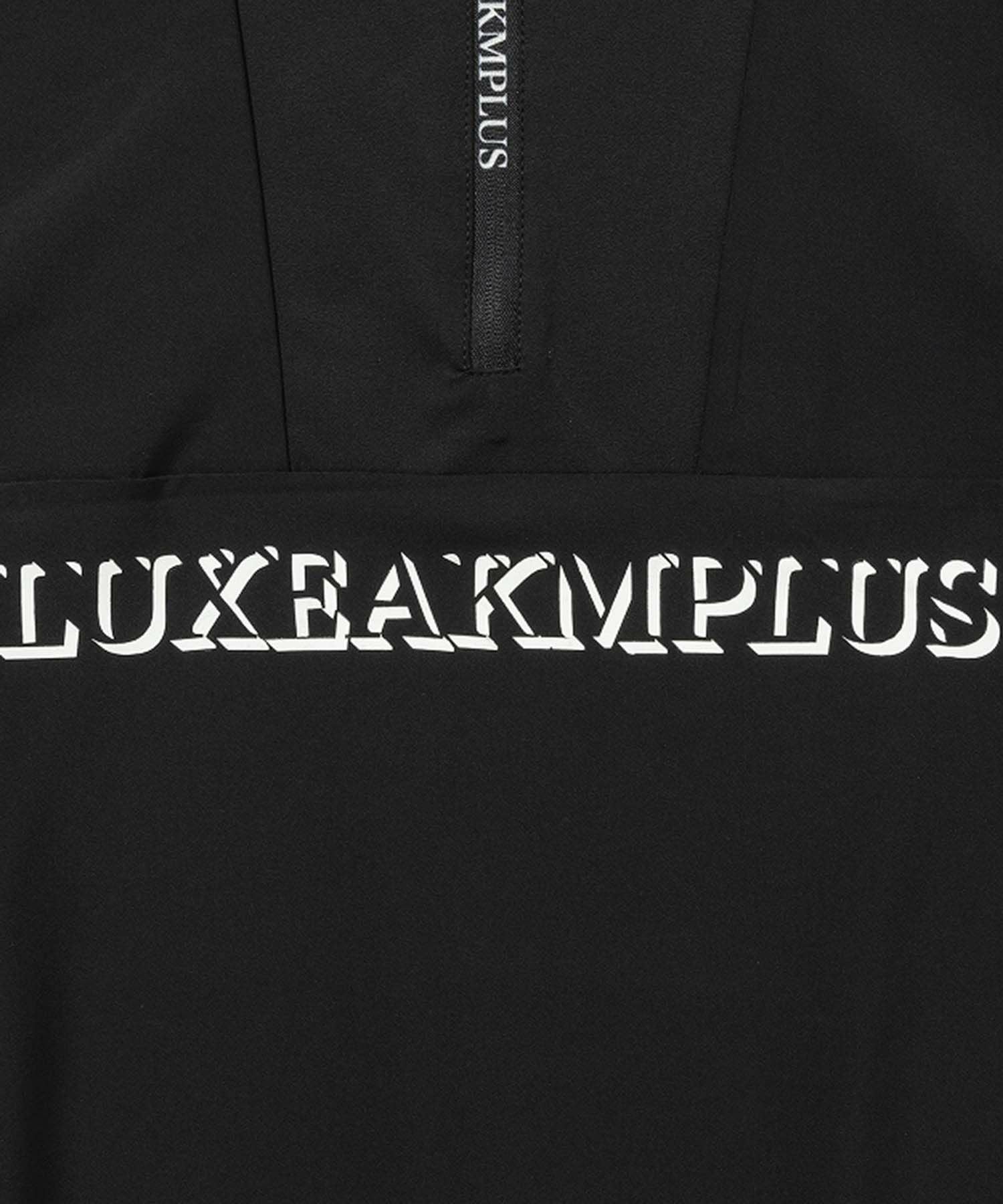 LUXEAKMPLUS(リュクスエイケイエムプラス)ゴルフ 配色ハーフジップ半袖