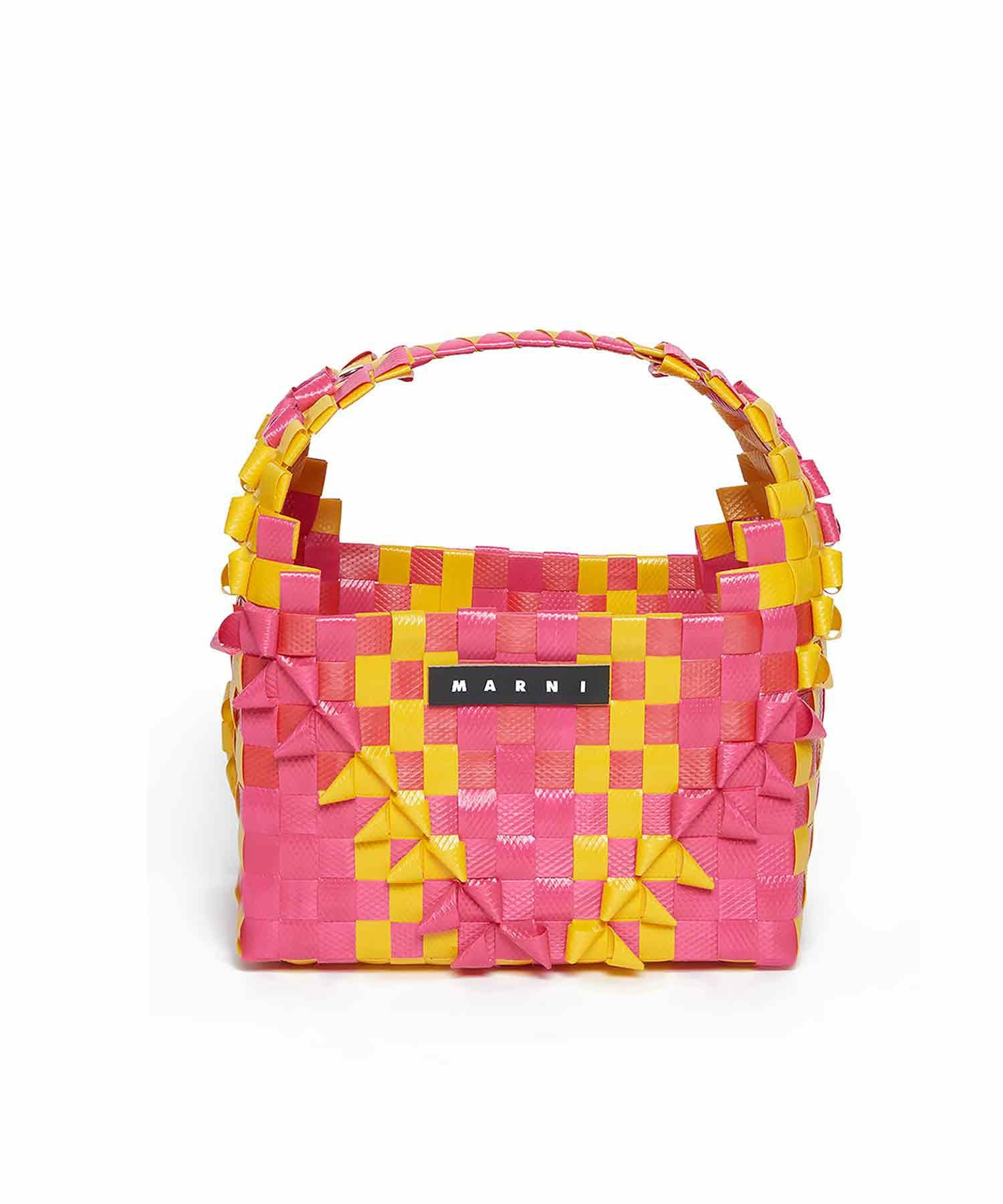 MARNI ロゴ入りかごバッグ 極美品 MARNI（マルニ） 【並行輸入品】マルニ バッグ かごバッグ M00332