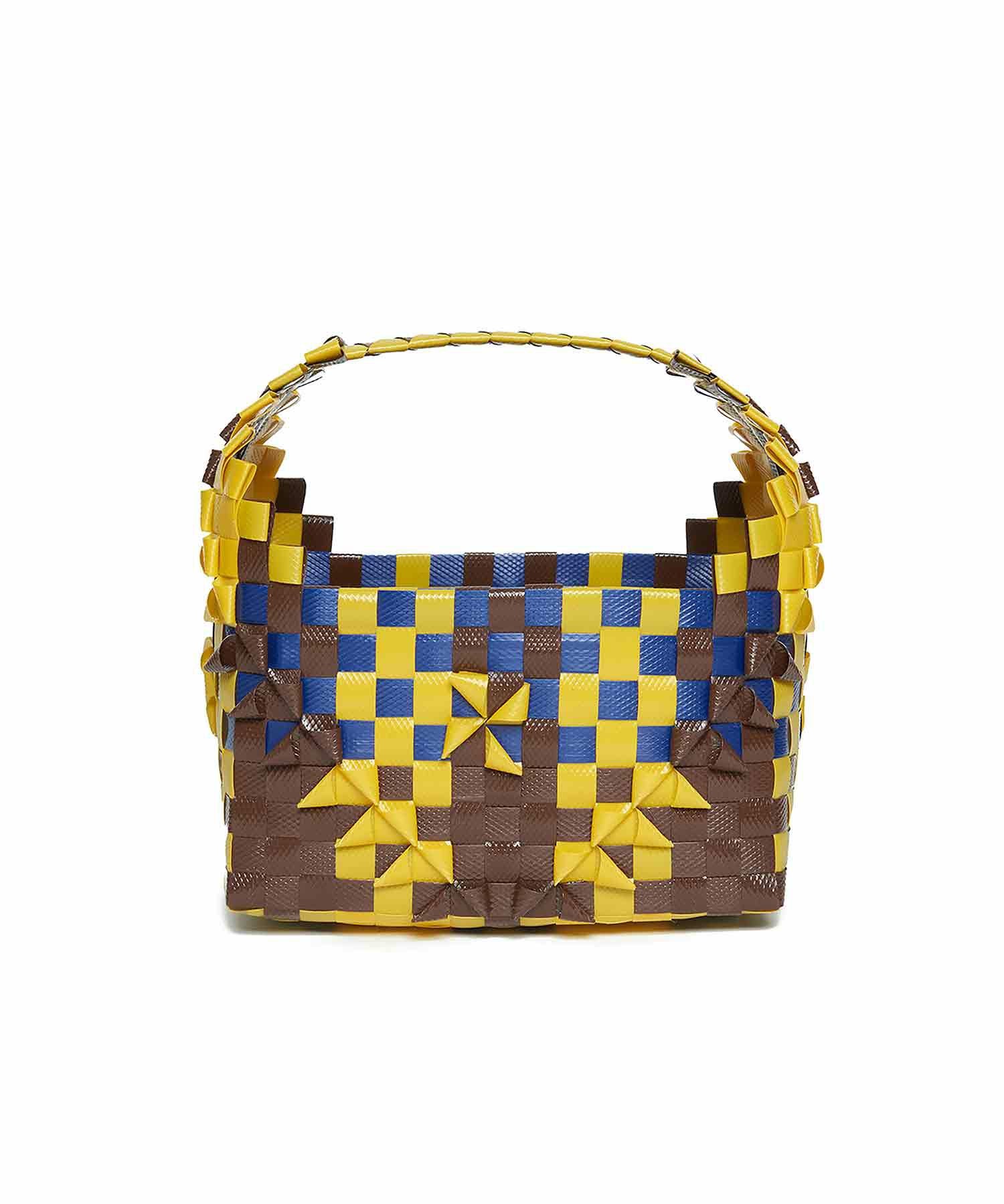 MARNI オレンジと青のかごバッグ MARNI（マルニ） バッグ マルニフラワーカフェ フラワーバスケット